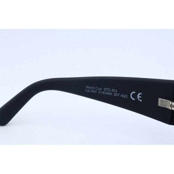 Maui Jim World Cup MJ 266-02MR Black Rubber Polarized Sunglasses – CRACKED LENS
