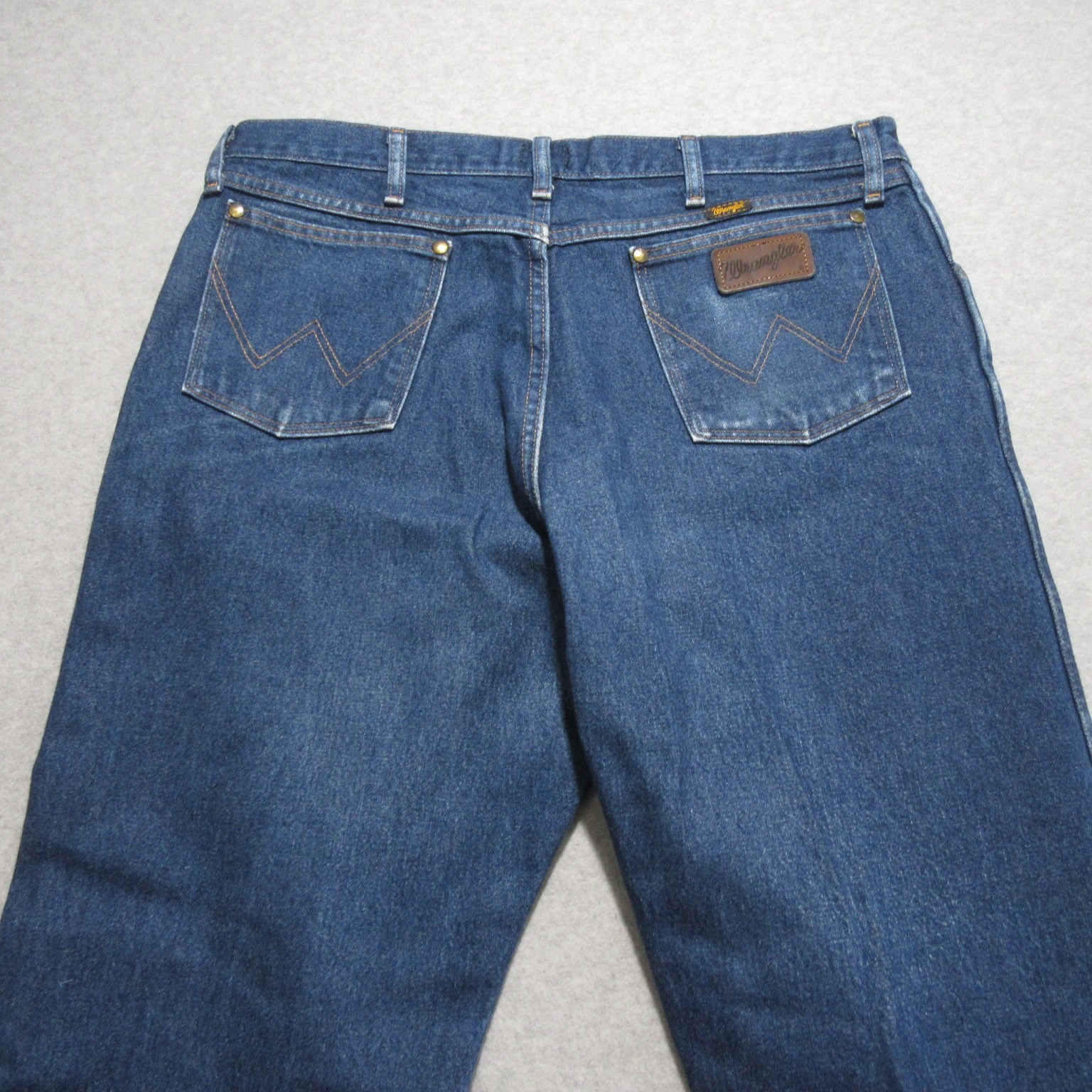 Wrangler Mens Performance Cowboy Cut Jeans 38 x 36 47MWZ Dark Wash Blue