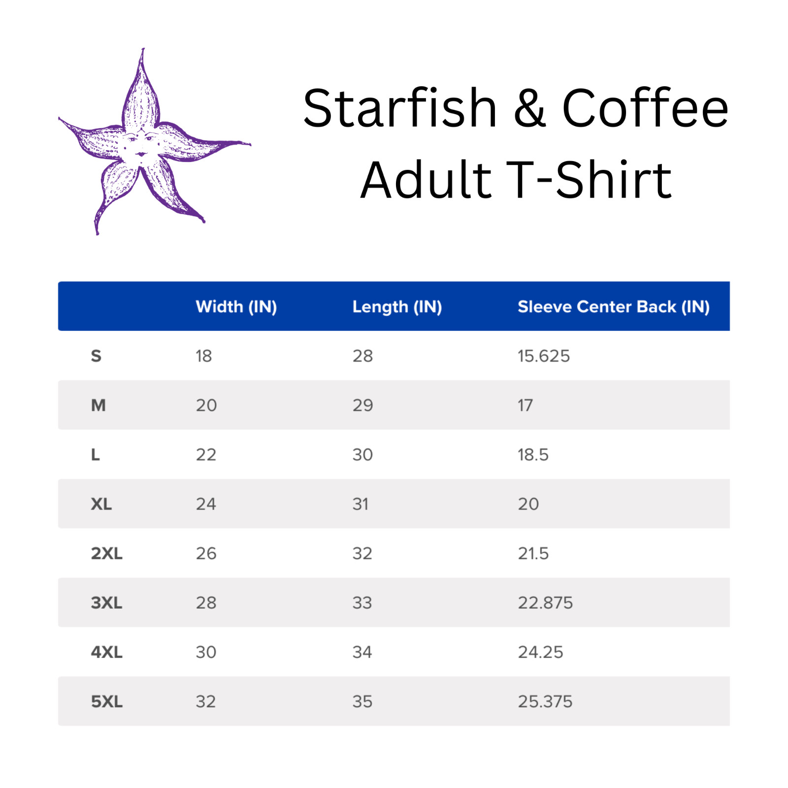 Starfish and Coffee T-Shirt with Susannah Melvoin Signature – Official Store