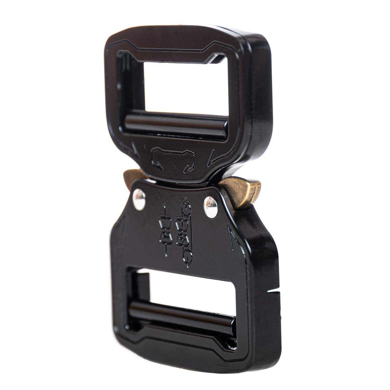 Adjustable No-Sew Tactical Belt Buckle – Heavy-Duty, Quick-Release Design