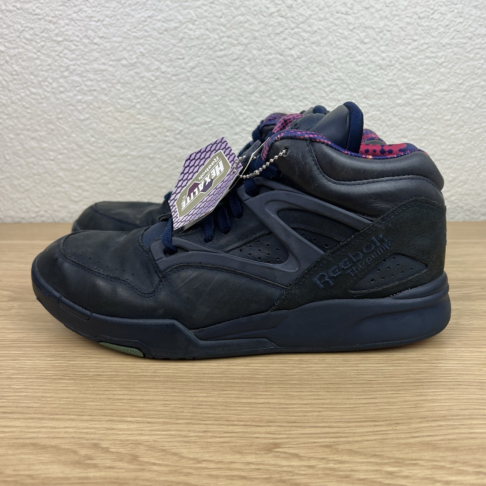 Reebok Pump Omni Lite X Lamar And Dauley Navy Blue Shoes Men’s Size 10.5 BEATERS