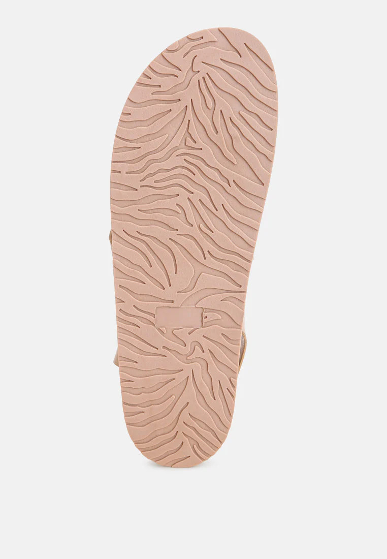 Carina Strappy Design Flat Sandals