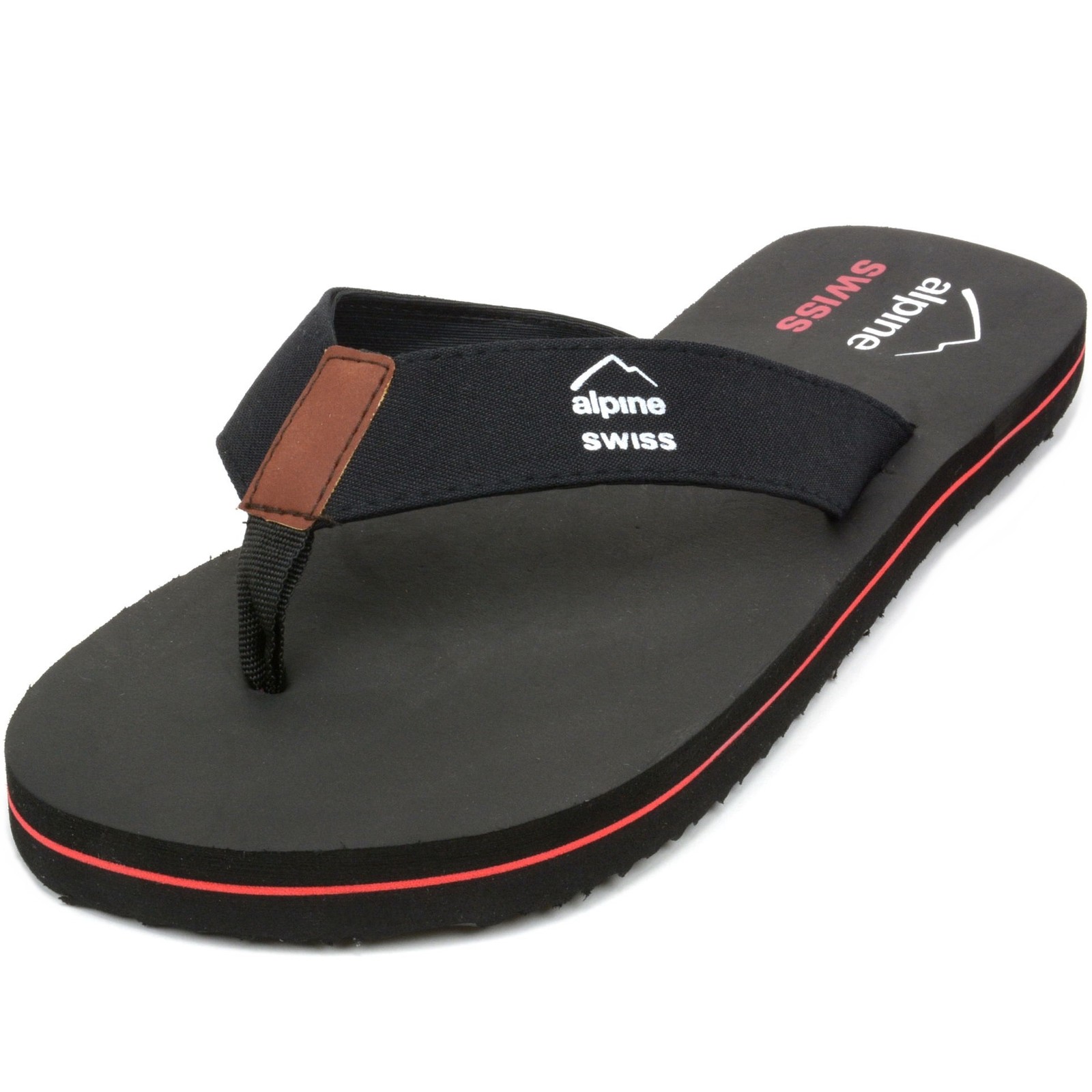 Alpine Swiss Mens Flip Flops Lightweight Thong Sandals Beach Slides EVA Sole