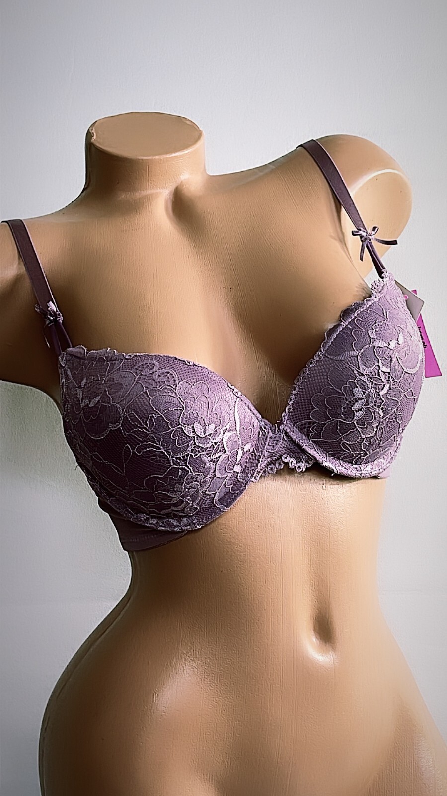 Extreme Ultimate Padding Power Lift Add 2 Cup Sizes Lace U Back Push Up Bra 1724