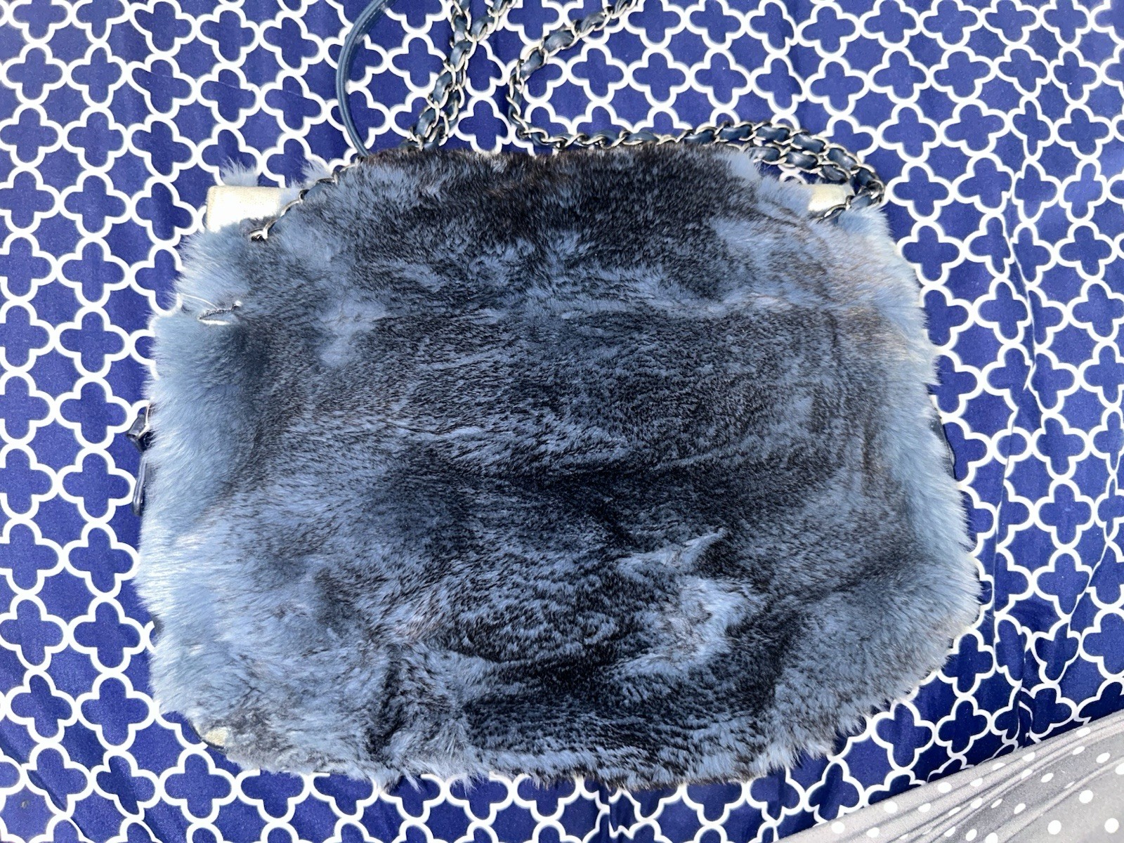 Chanel Limited Edition Rabbit Fur Flap Bag