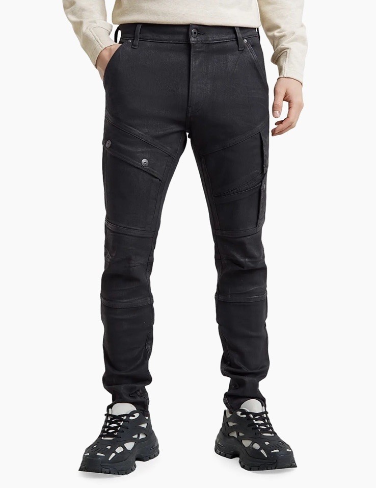 G-Star Raw Men’s Airblaze Skinny Jeans Magma Cobler Gray $240 31×32 New