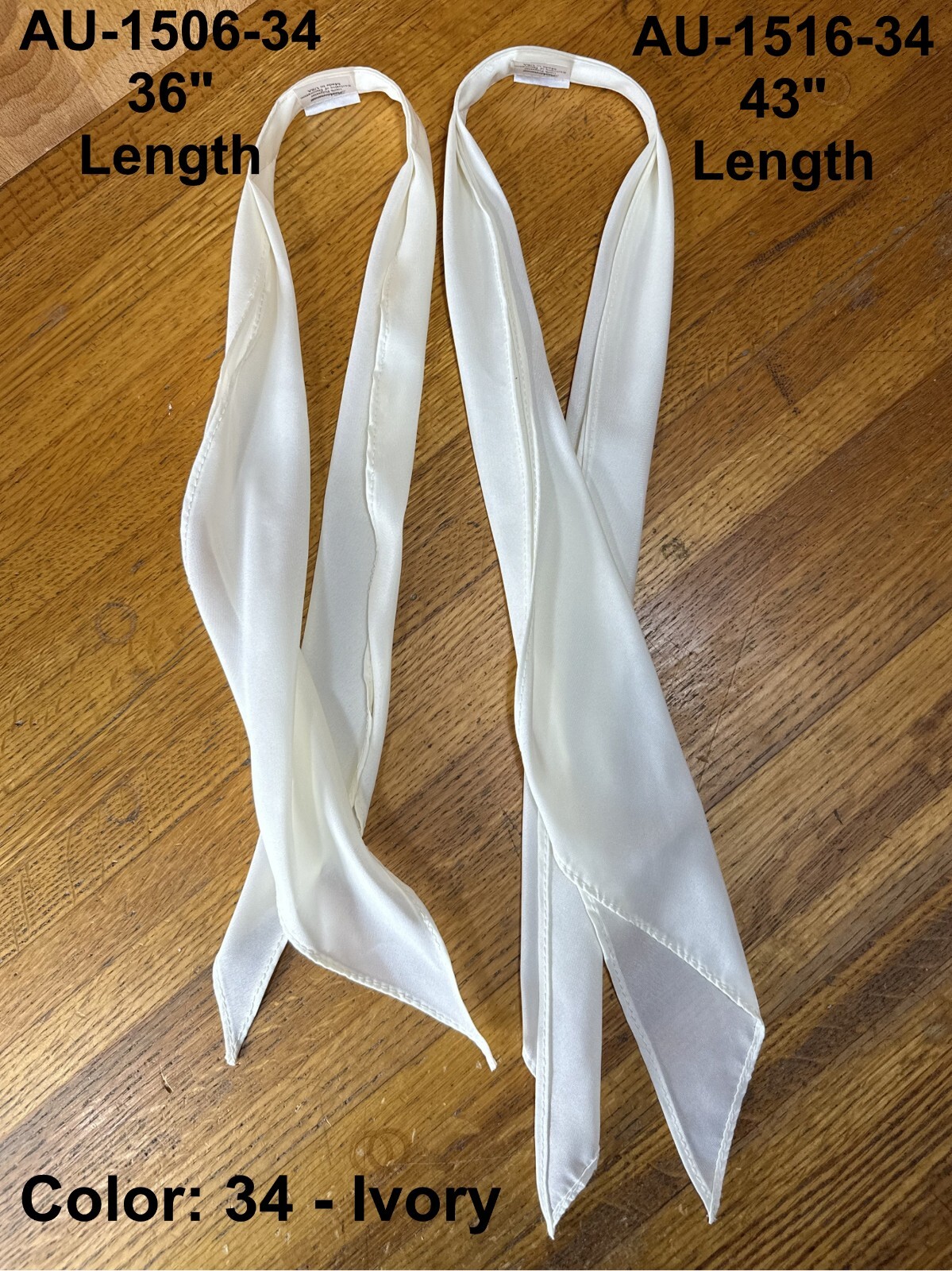 FA-1506 Western Scarf Tie – 36″ – Available in 27 Color Options