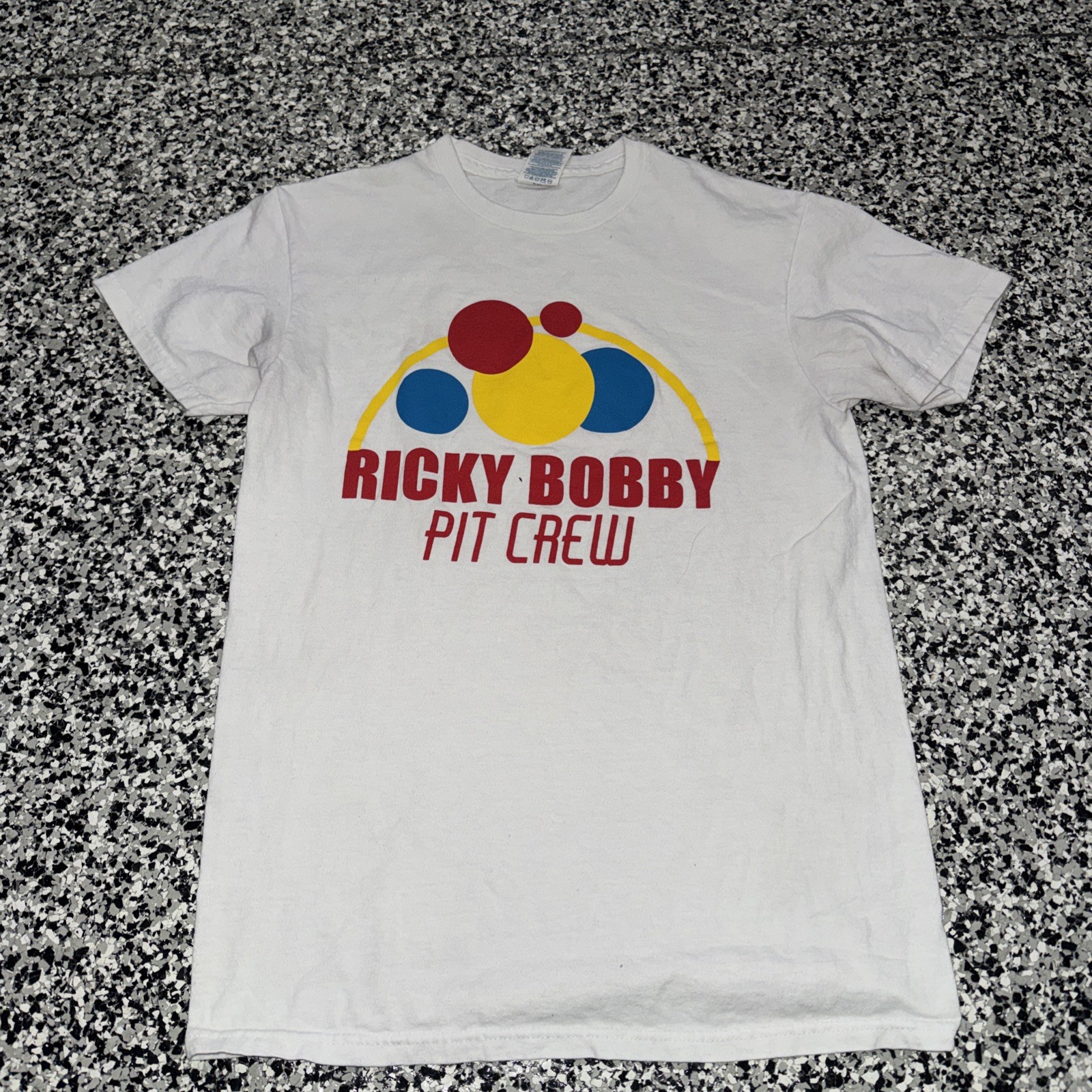 Ricky Bobby Pit Crew Talladega Nights Men’s White Size S