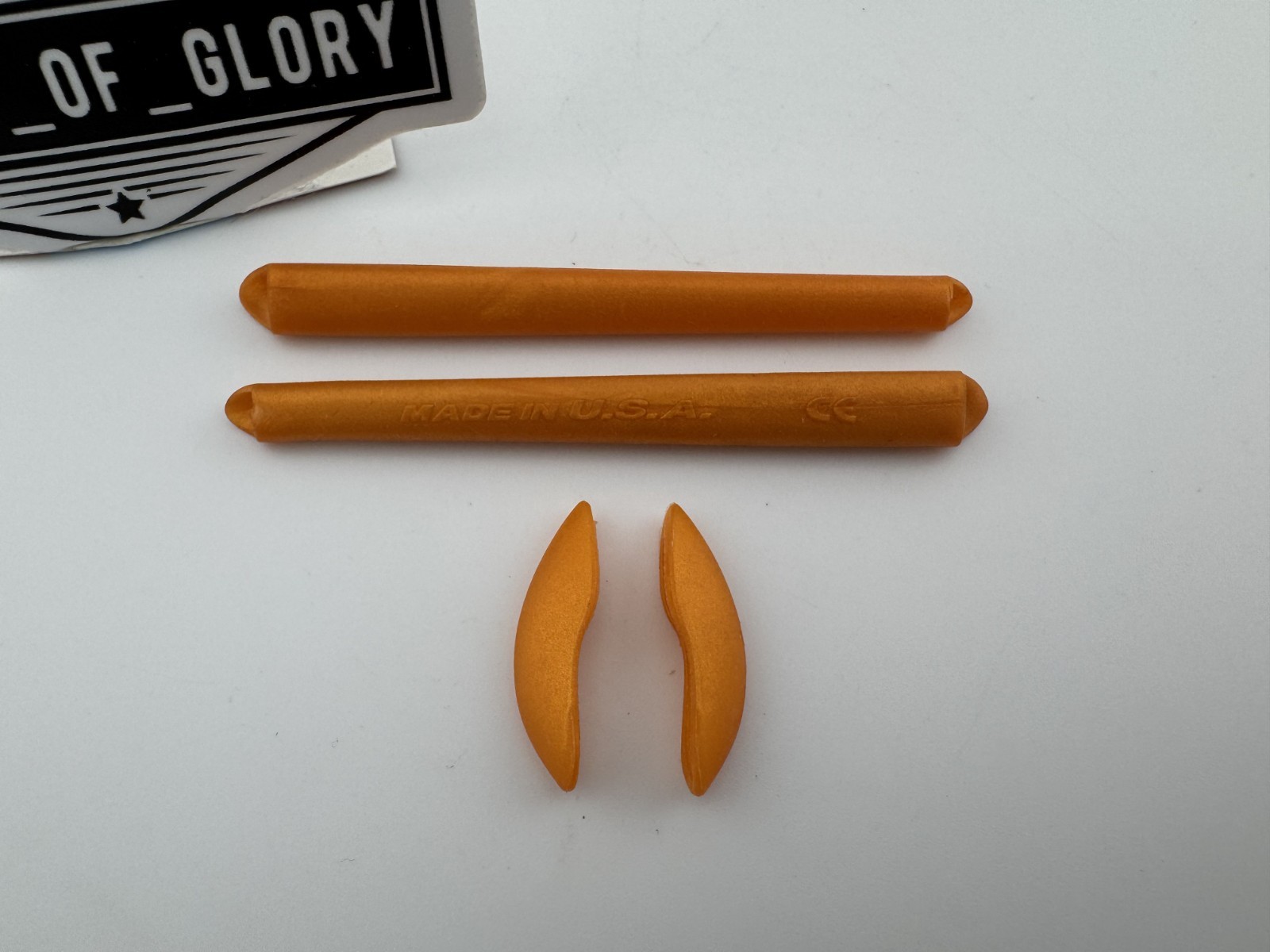 OAKLEY XX TWENTY EARSOCKS NOSEPIECE RUBBER KIT GOLDENROD AUTHENTIC OEM 06-488
