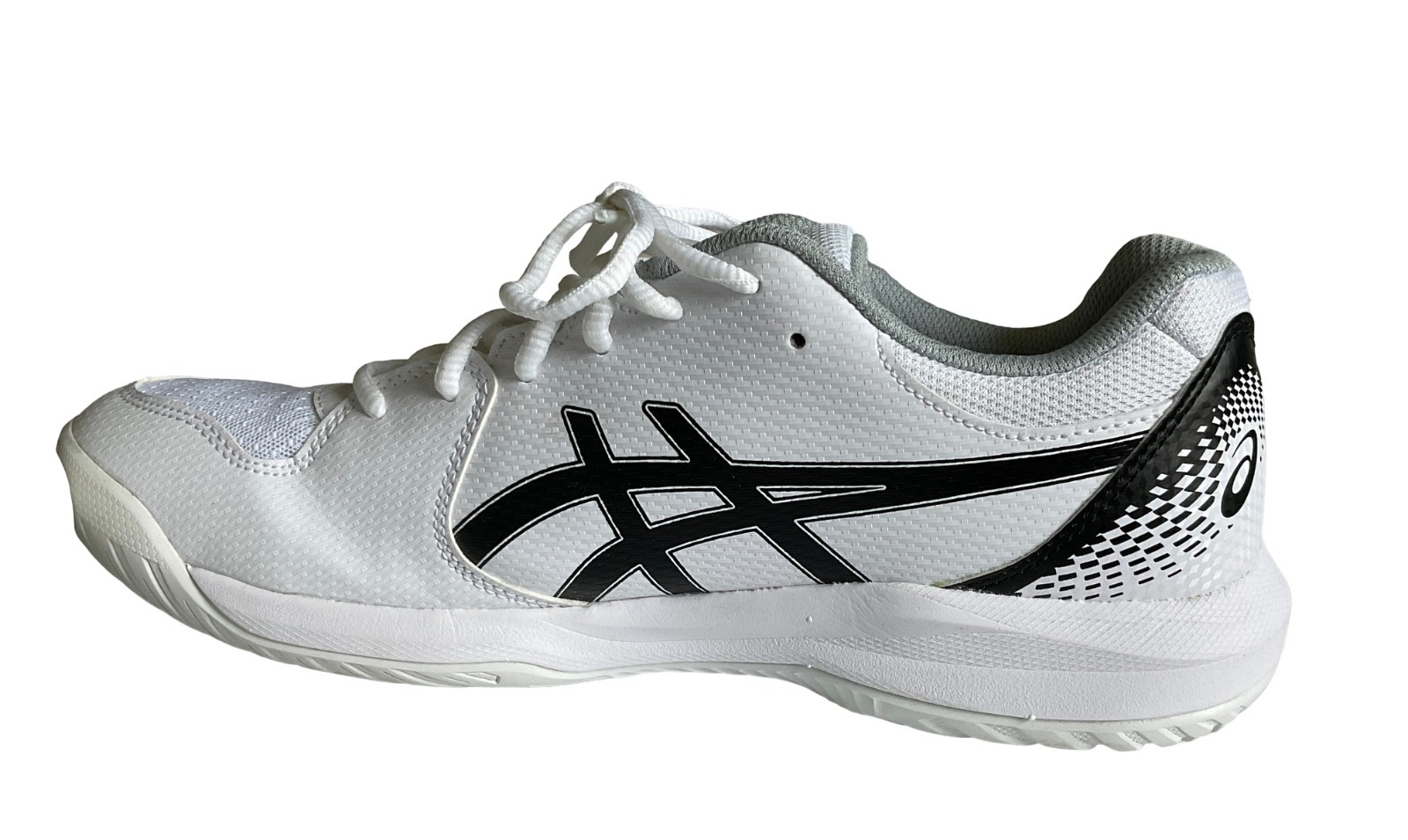 ASICS Men’s Gel-Dedicate 8 Tennis Pickleball Court Shoes White Black 10 EUC