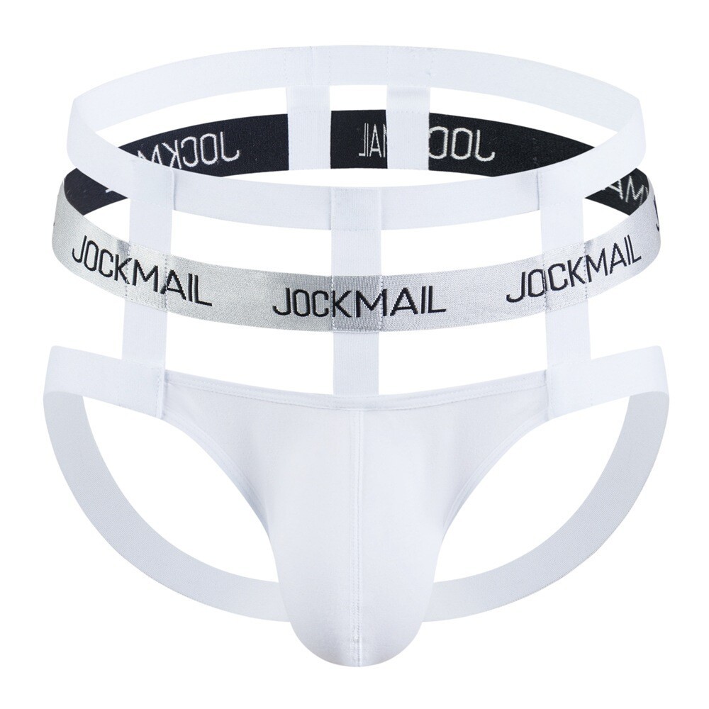 JOCKMAIL Sexy Men Underwear,Jockstrap G-string Pouch Panties Thong BIKINI Briefs