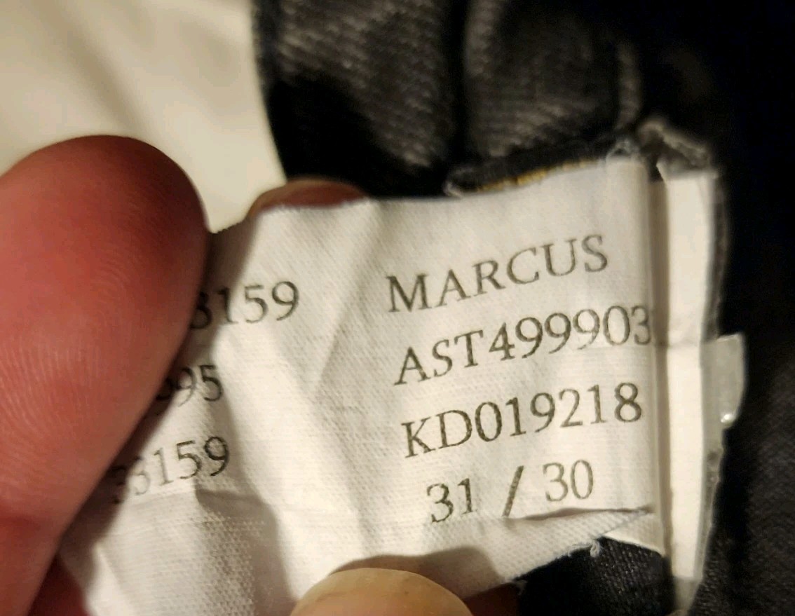 Mavi Premium Jeans Luxe 31 x 30 Marcus Slim Straight Black Stretch Denim Jeans