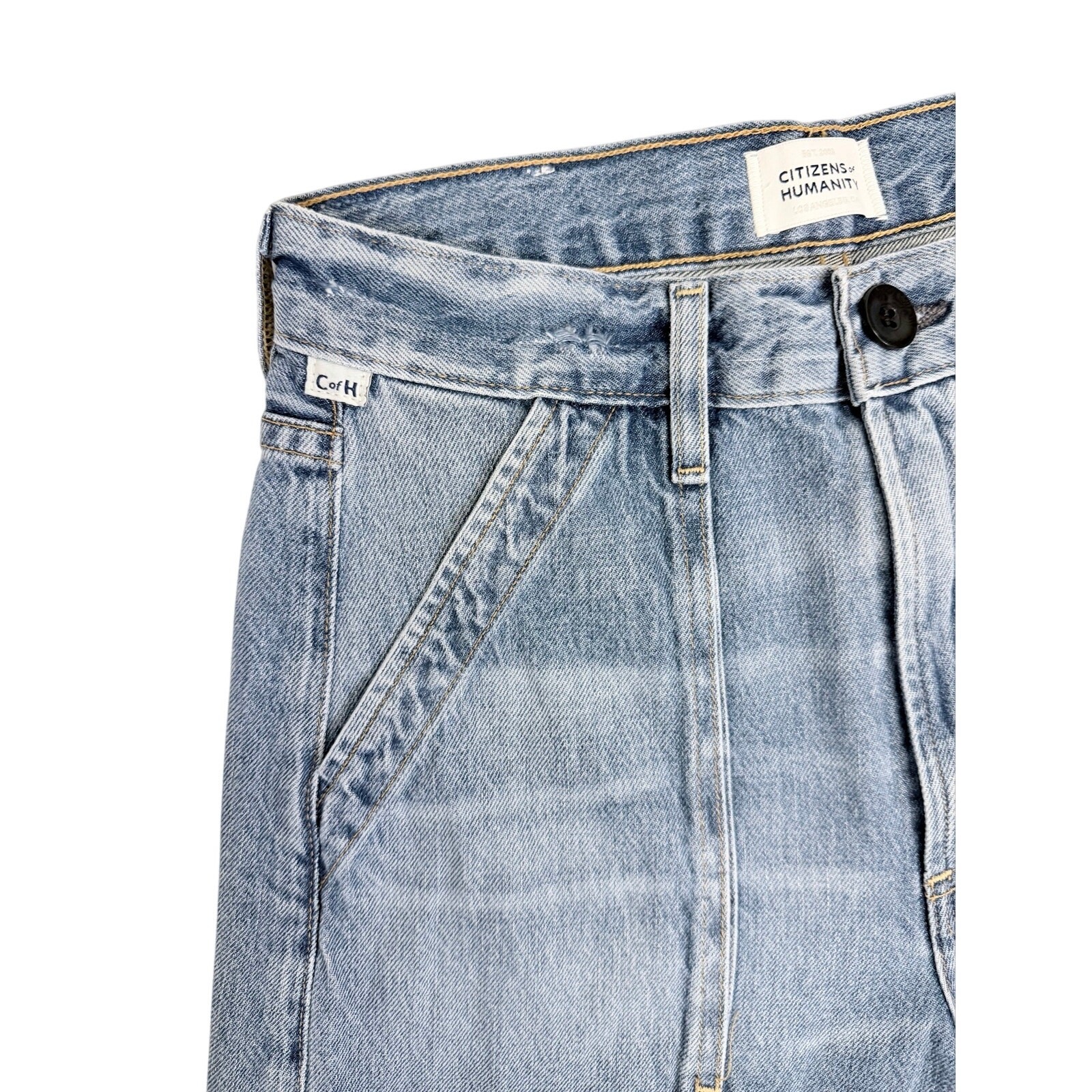 Citizens of Humanity Ayla Cargo Zenith 23 27” Waist Baggy Jeans NWOT