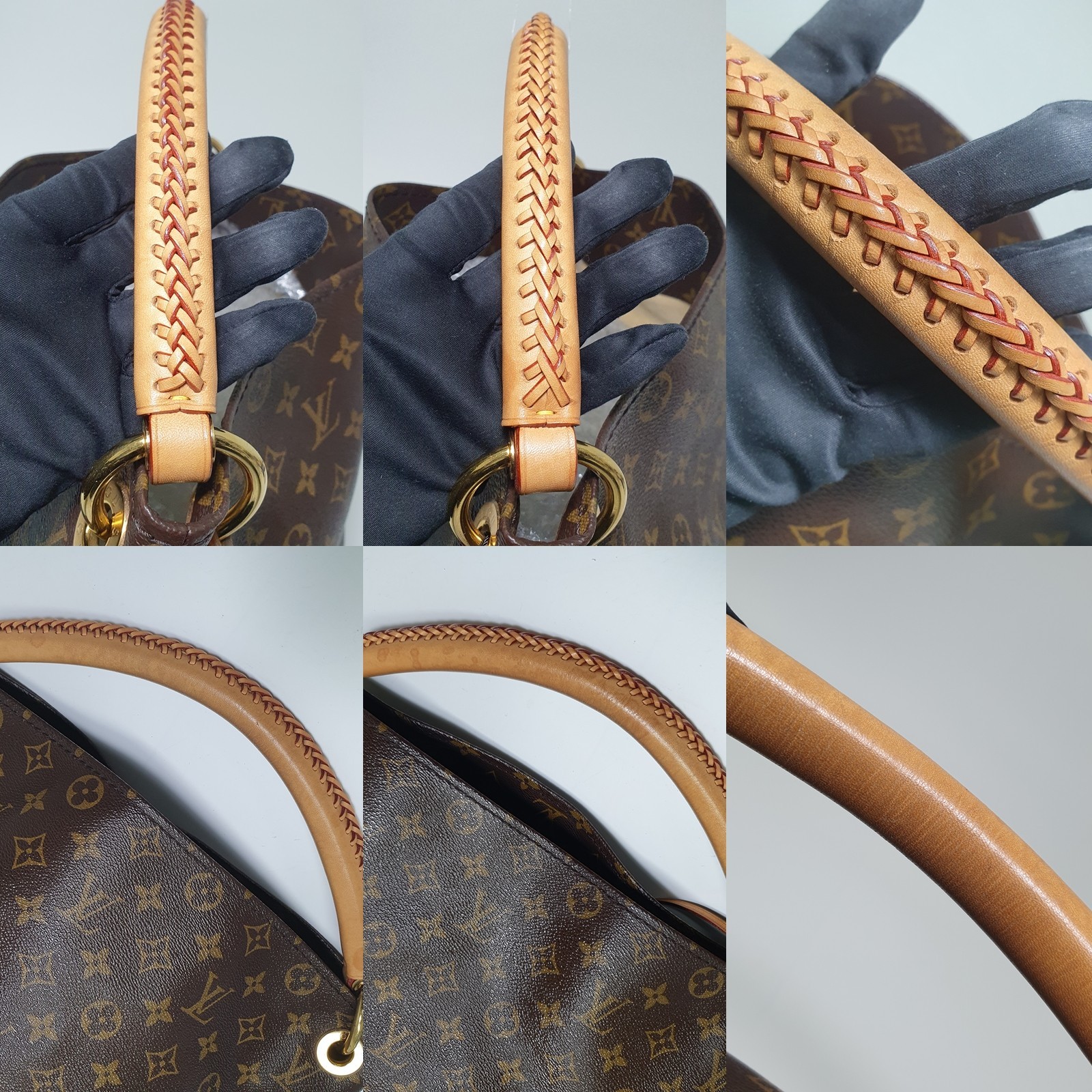 Authentic Louis Vuitton Artsy MM Monogram M40249 Guaranteed Genuine Daily LF449