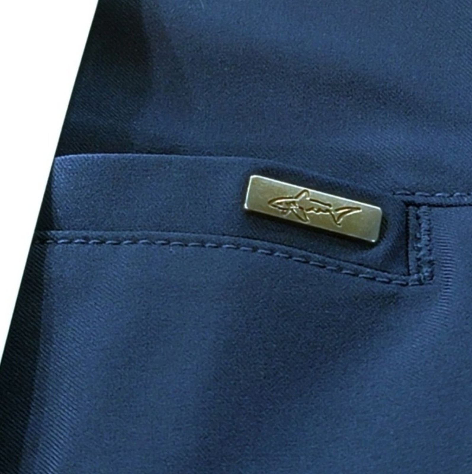 Greg Norman ML75 Men’s Luxe Performance Chino Pants 42×32 Flex Waistband Blue
