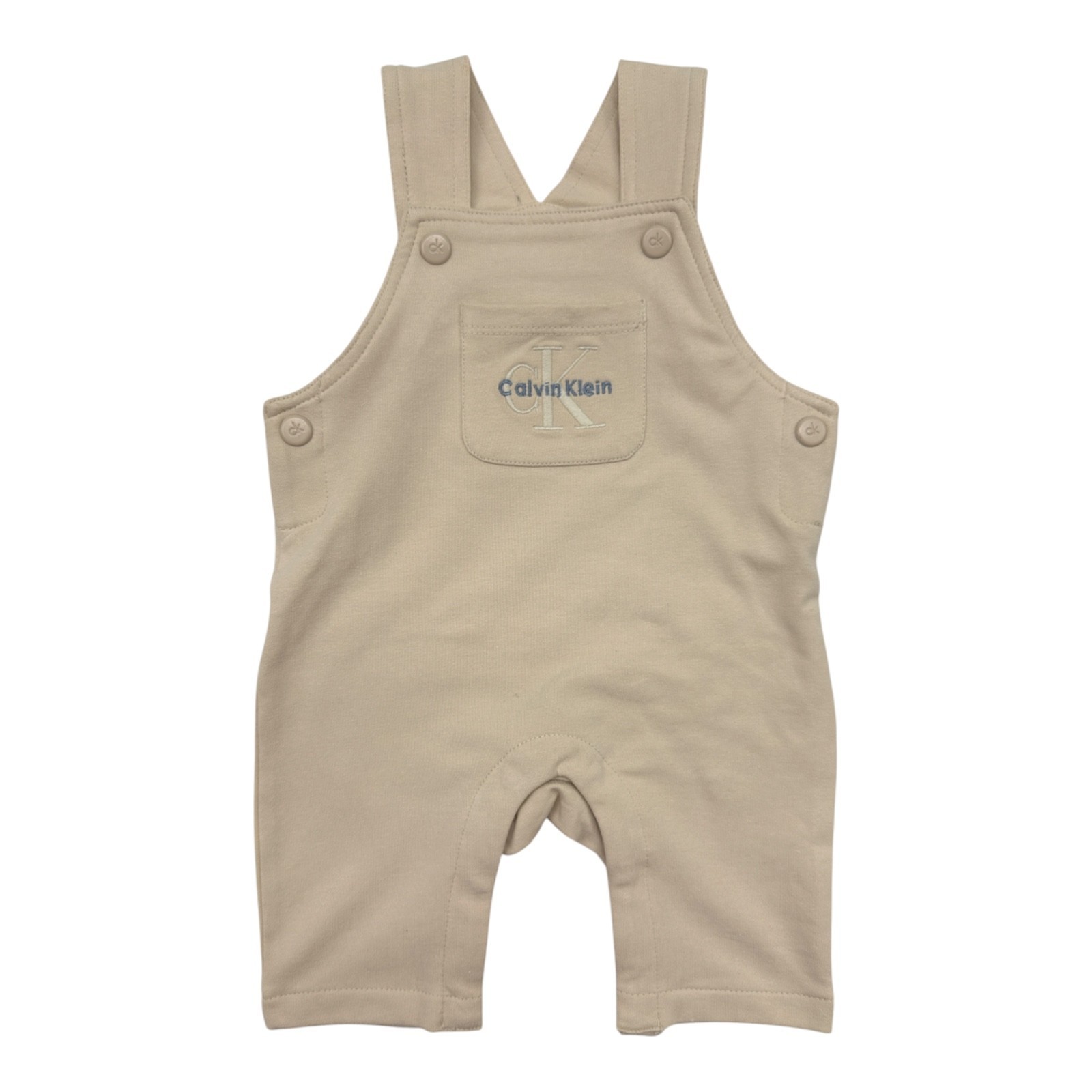 Calvin Klein Boys 2 Piece overall Size 0/3M 3/6M 6/9M 12M 18M 24M