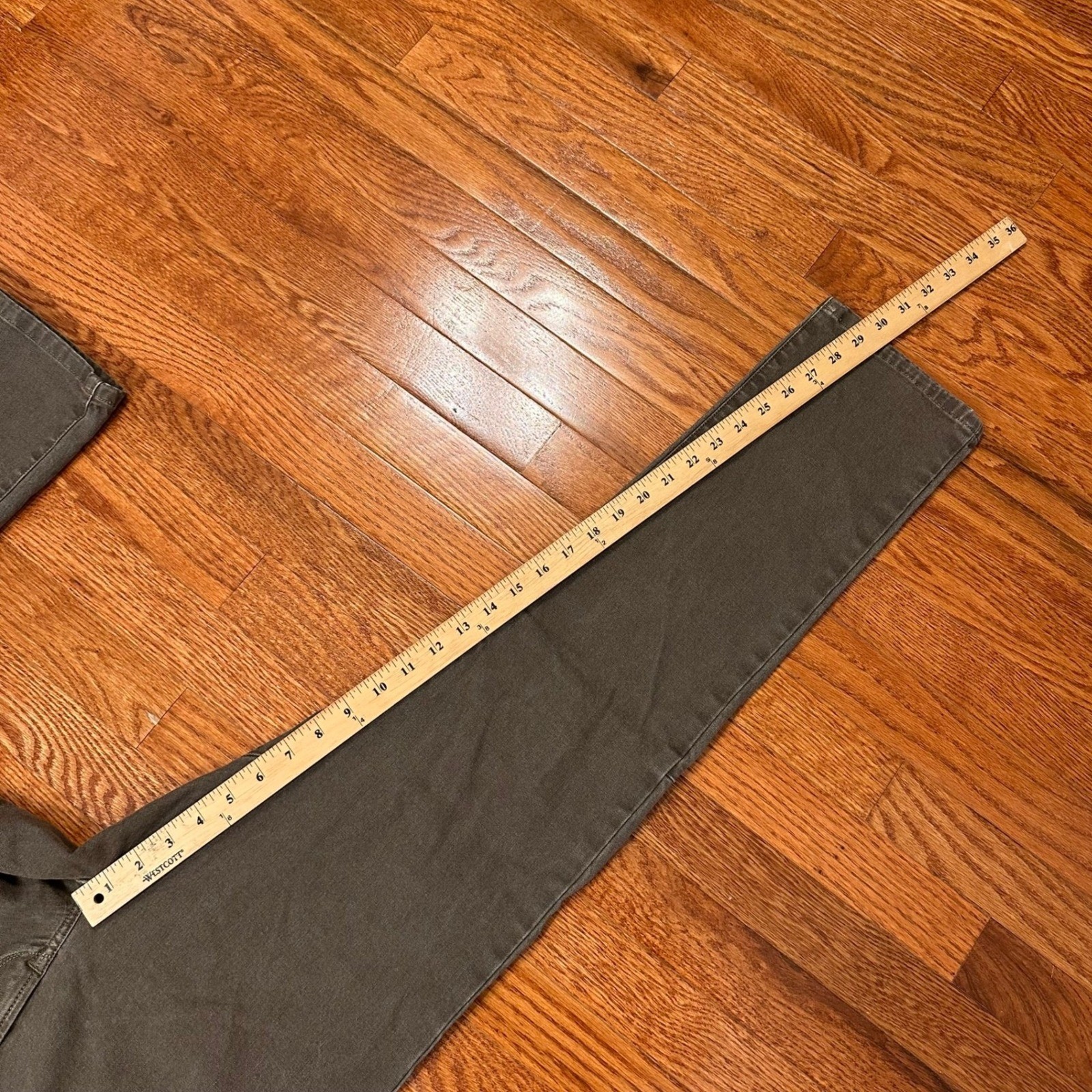 Proof Rover Slim Pants Mens 32×30 Brown Canvas Stretch Outdoor Hiking Workwear