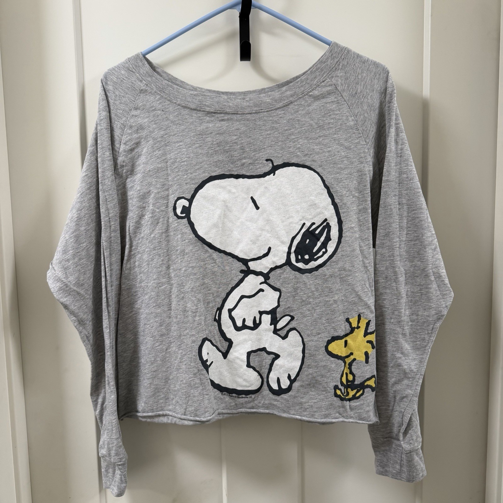 Peanuts/Schultz Women Vintage Sweatshirt With Snoopy/Woodstock Shirt XL