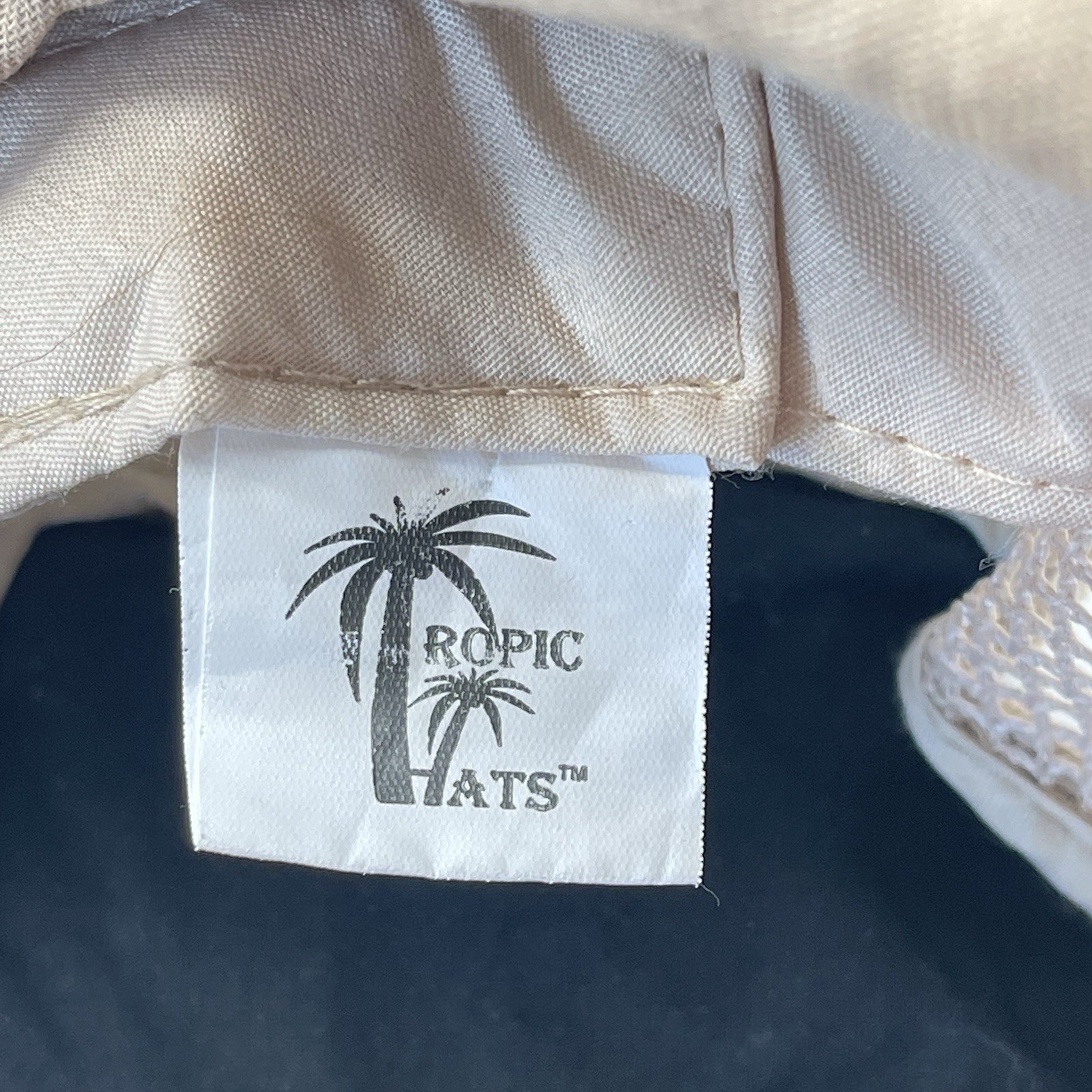 Tropic Hats One Size Men Extra Extra Extra Large Beige Wide Brim Mesh Outdoors