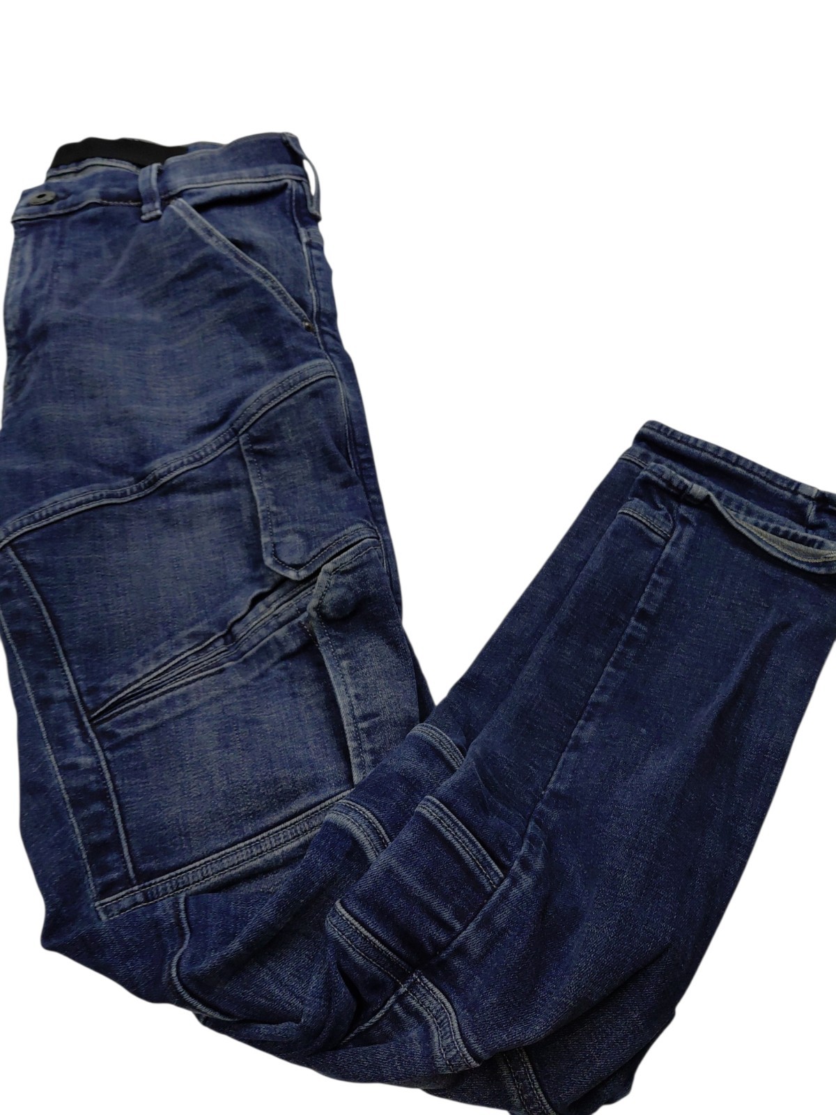 G-Star Raw Airblaze 3D Skinny Jeans Mens 30×34 Cargo Pockets Double Knee