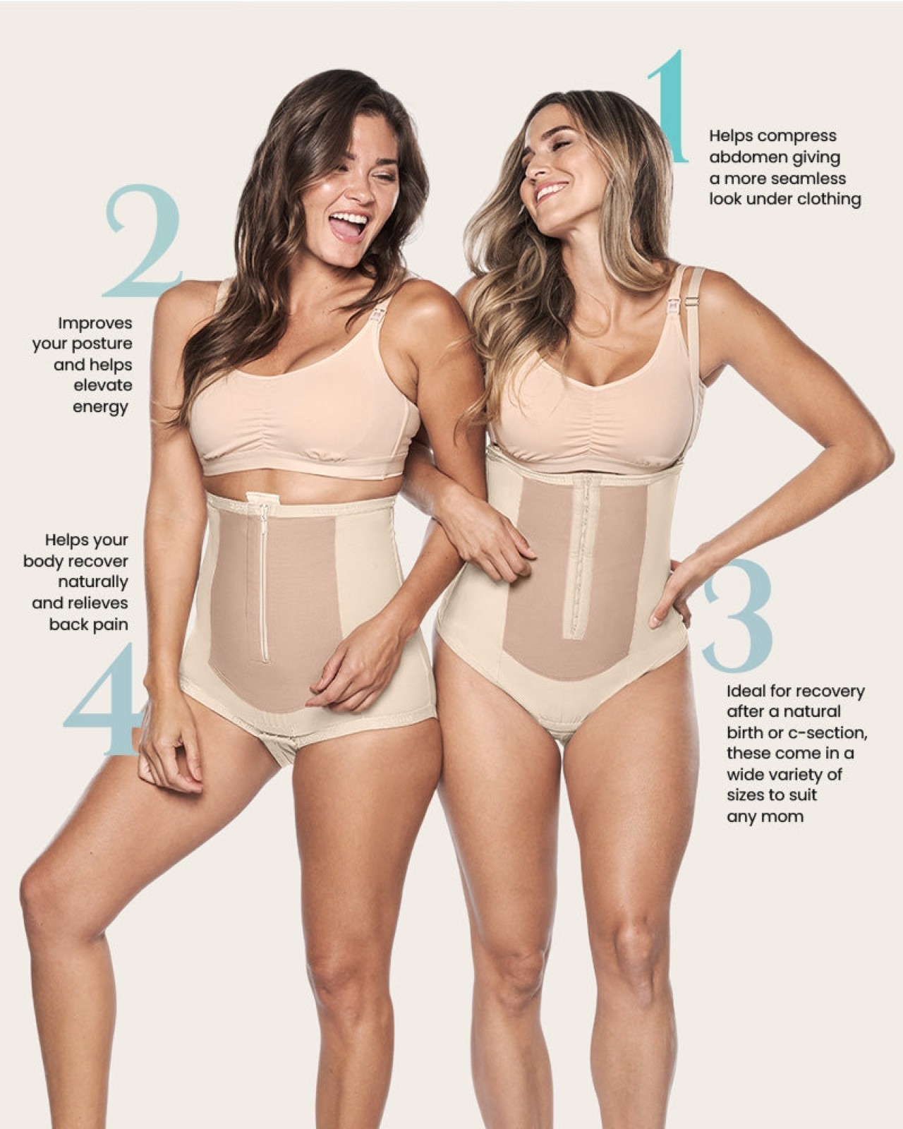 Bellefit Postpartum Girdle Corset C-Section Recovery Compression Shapewear