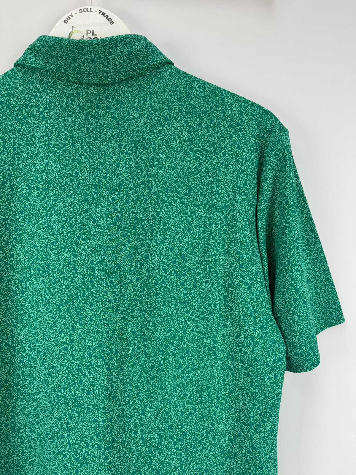 Adidas Men’s Ultimate365 Mini Bunker Golf Polo Size Large Green/32786
