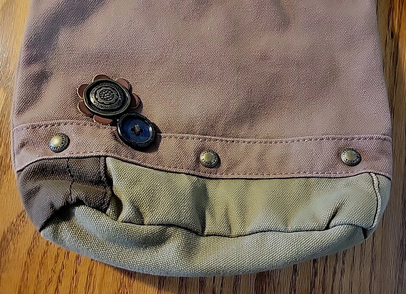Chala Handbag Crossbody Canvas Messenger Bag Brown – Great Condition