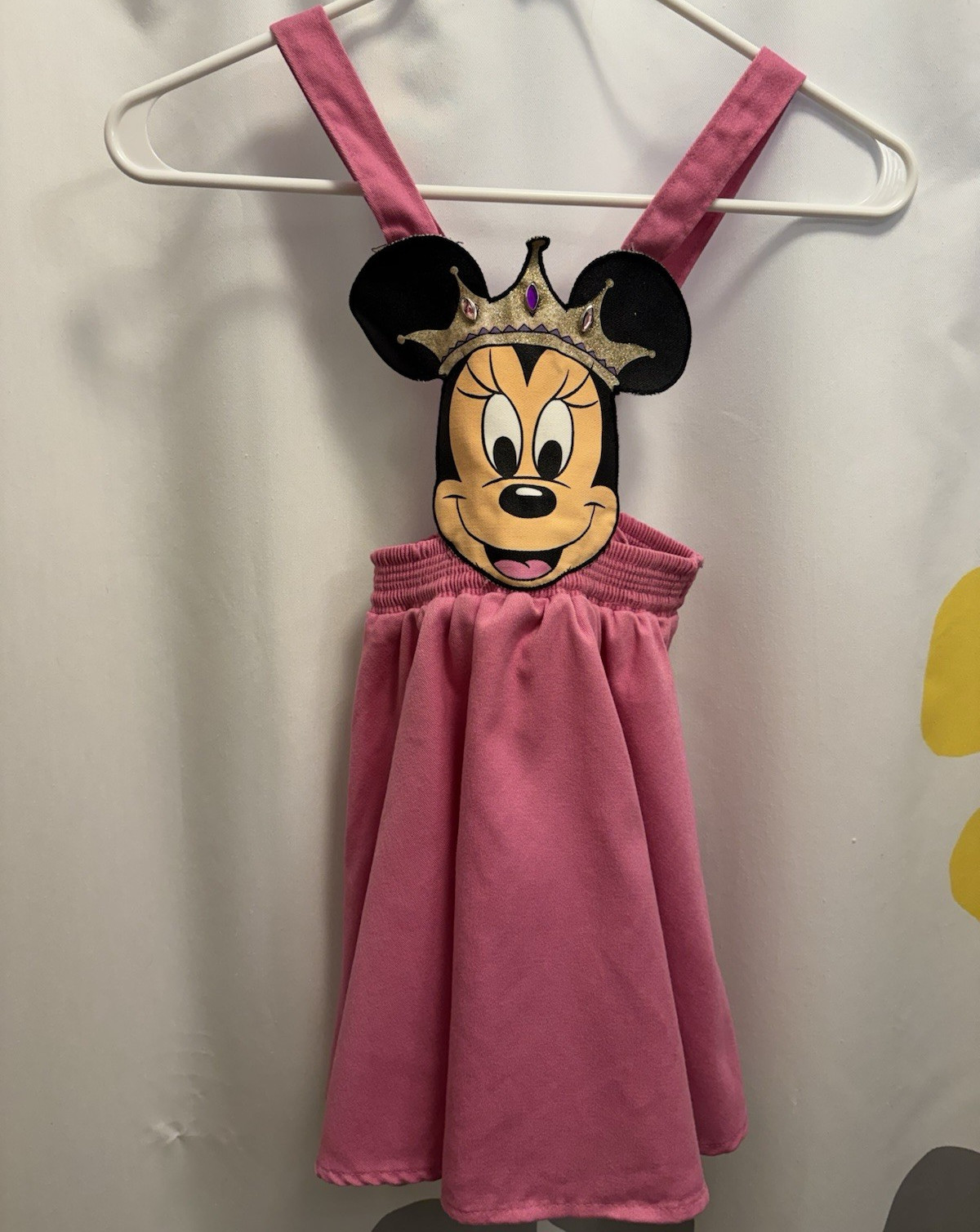Walt Disney Minnie Mouse Pink Girls Sundress 6X Sleeveless Knee-Length