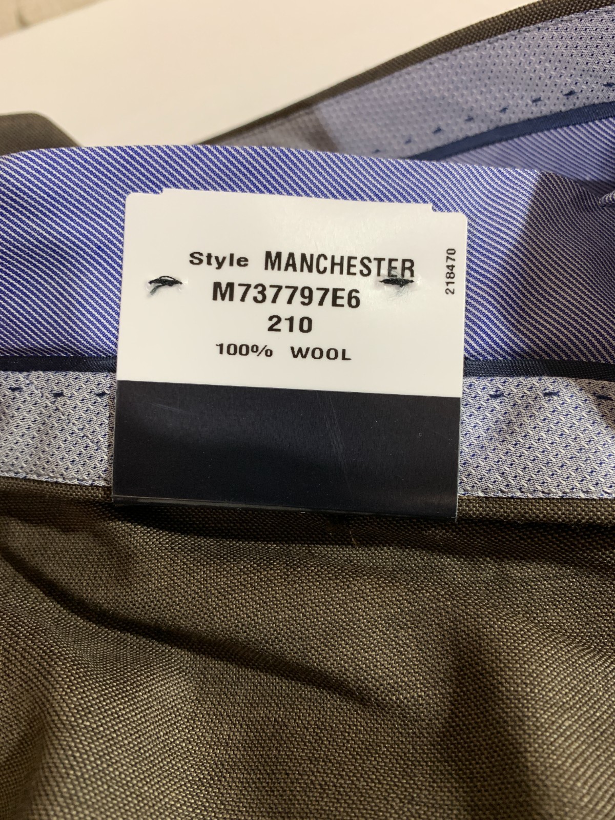 BALLIN MANCHESTER Pleated Dress Pants Men’s 38 BROWN Super 110’s Wool