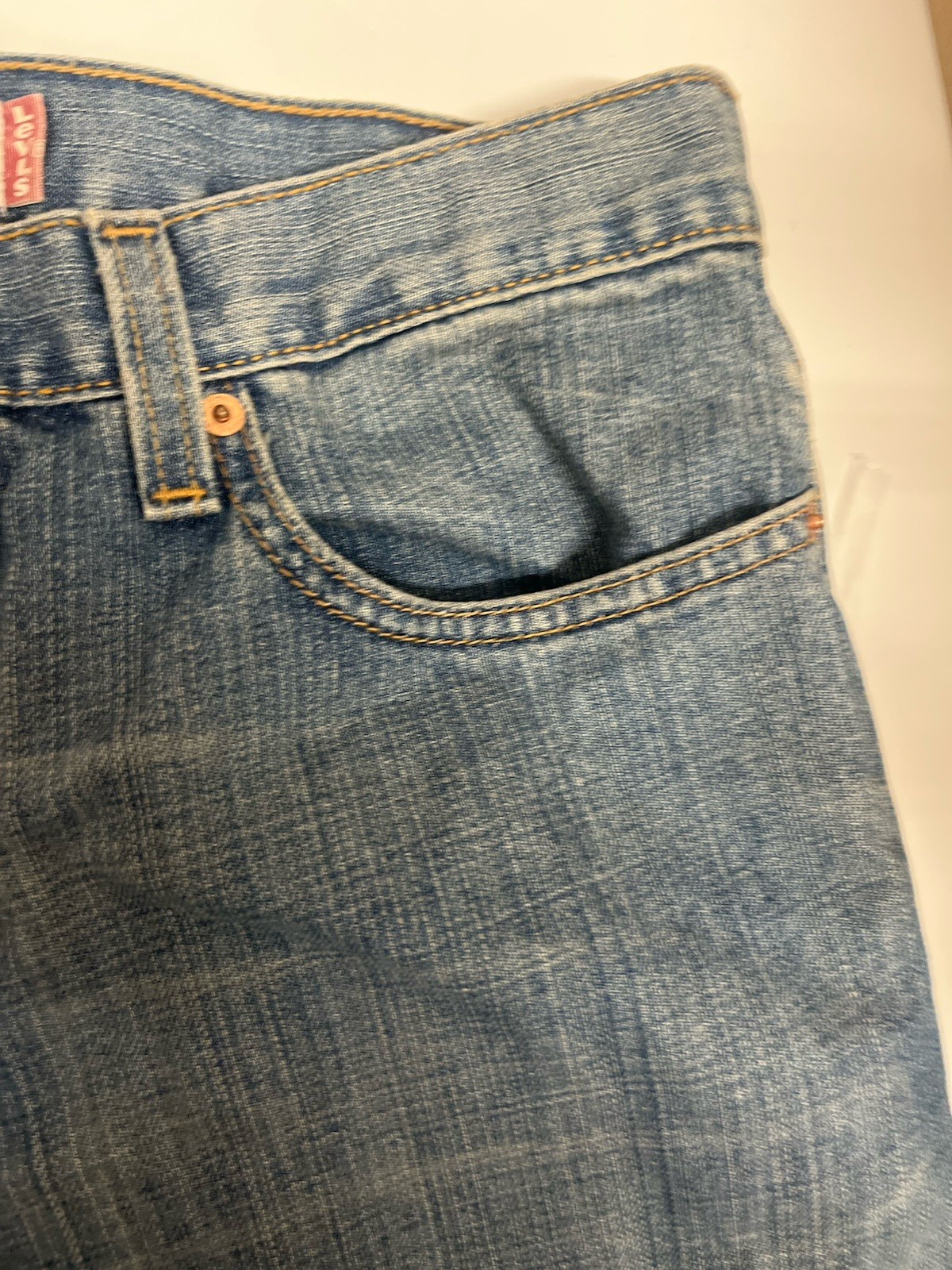 Levi Strauss jeans for men 527 Sz 34/30 low rise boot cut straight fit NWT
