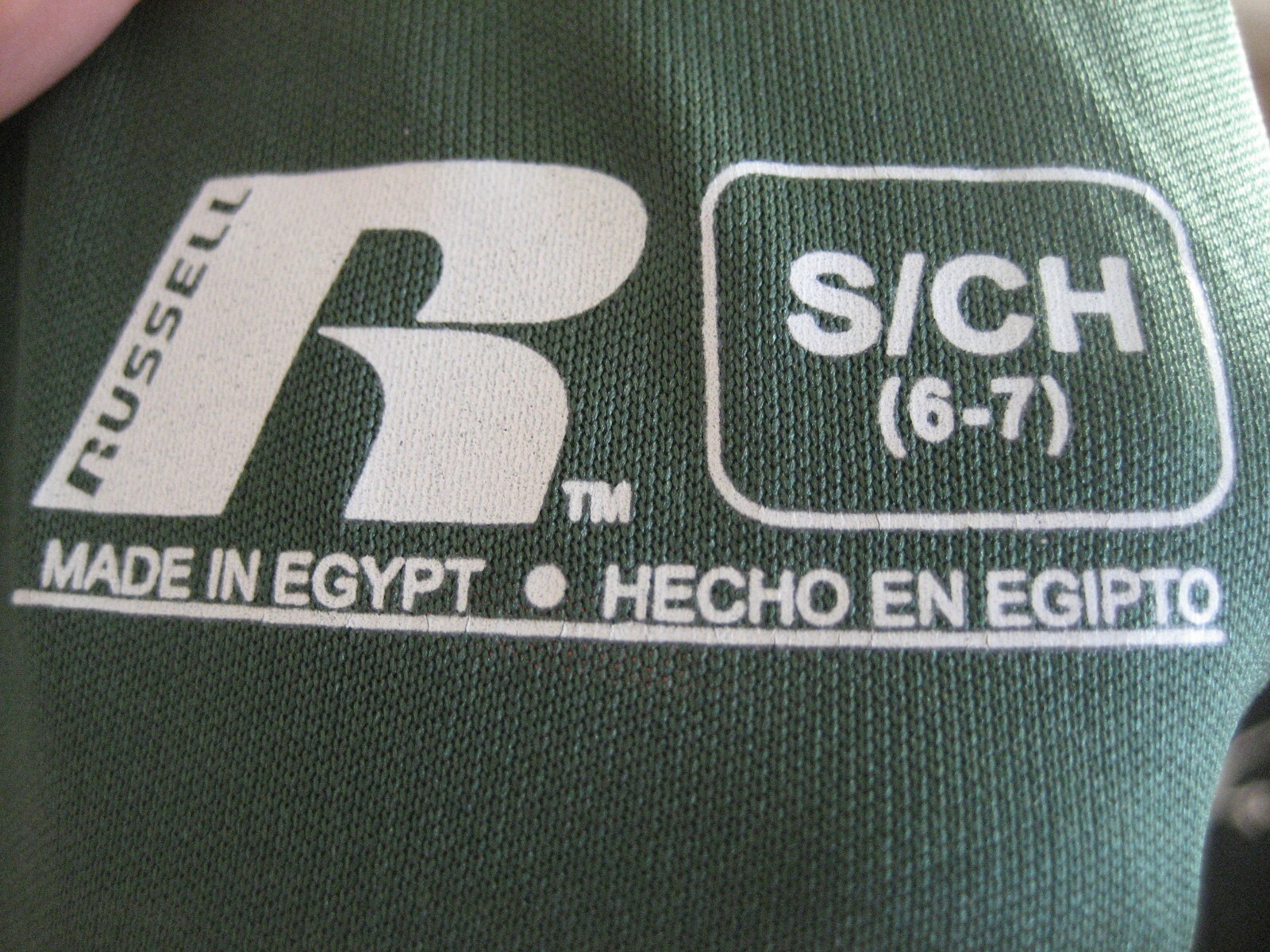 Youth S 6-7 Green RUSSELL Performance U of O DUCKS Team TEE T SHIRT Football Boy