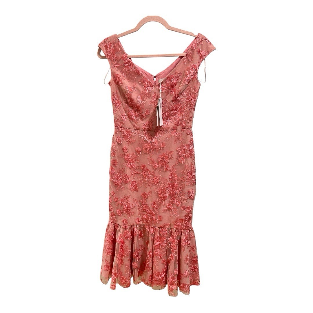 NWT Gal Meets Glam Cherry Blossom Floral Lace Midi Dress- Size 0