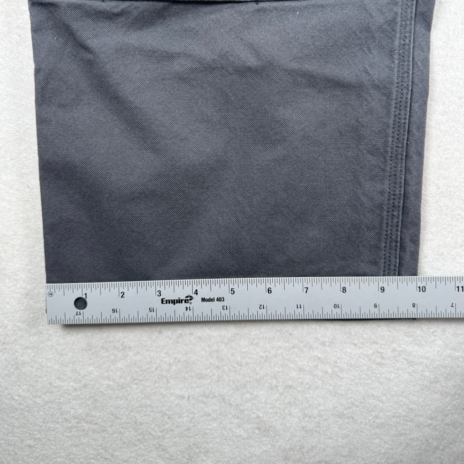 Carhartt Relaxed Fit Double Knee Work Pants Gray Canvas 48×30 Mens Trousers
