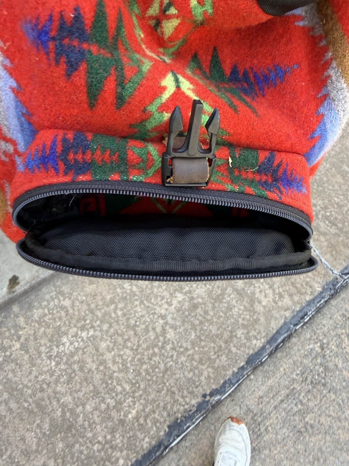 Pendleton Multicolor Backpack Drawstring Front Zip Pocket Adjustable Straps