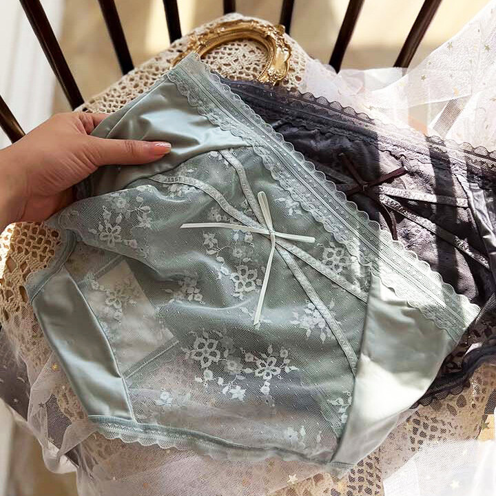 5 Pack Lot Womens Sexy Satin Panties Briefs Ladies French Underwear Lingeries