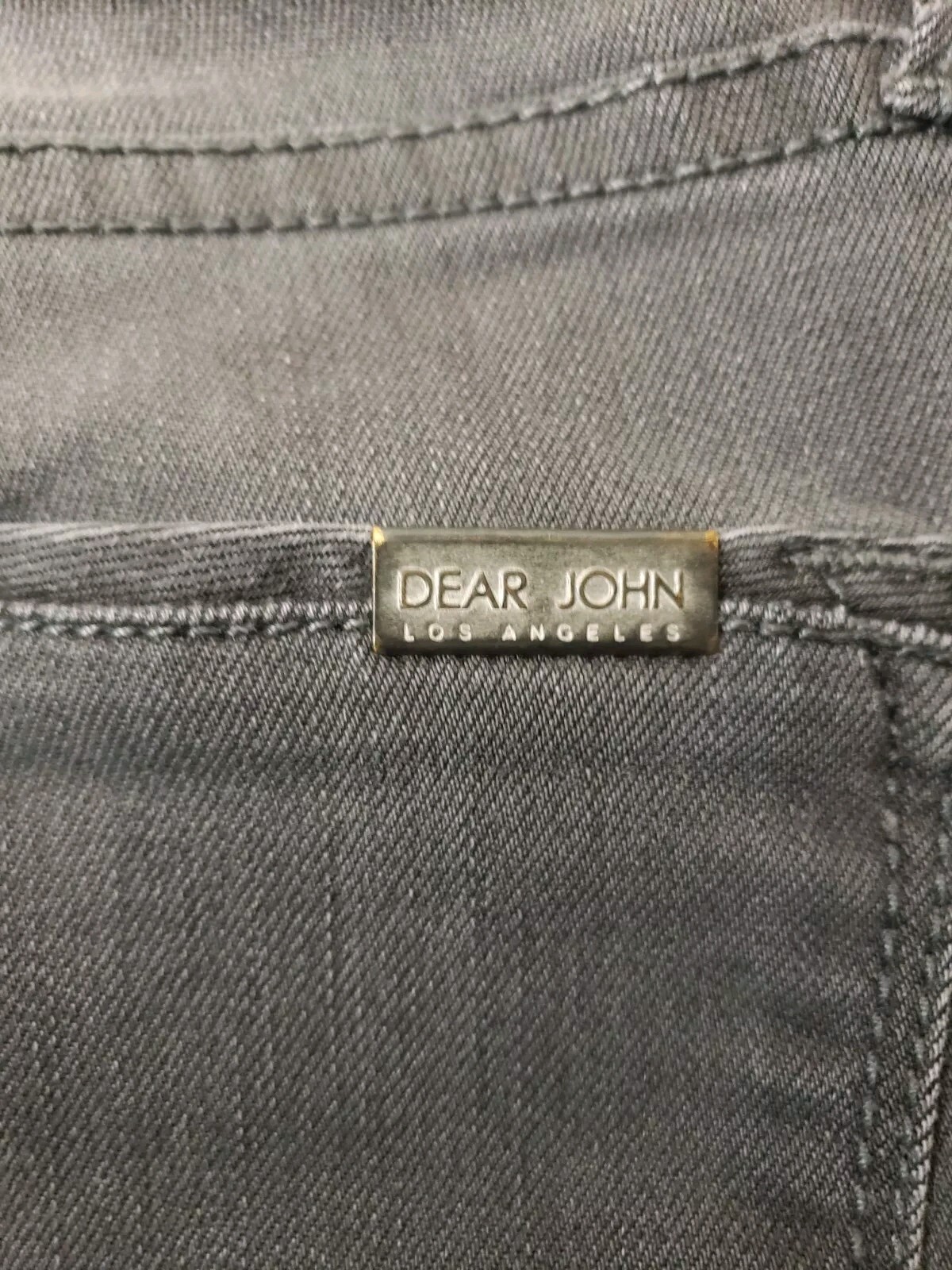 Dear John Jeans Size 28 Gray Denim Stretch Skinny Cotton Blend