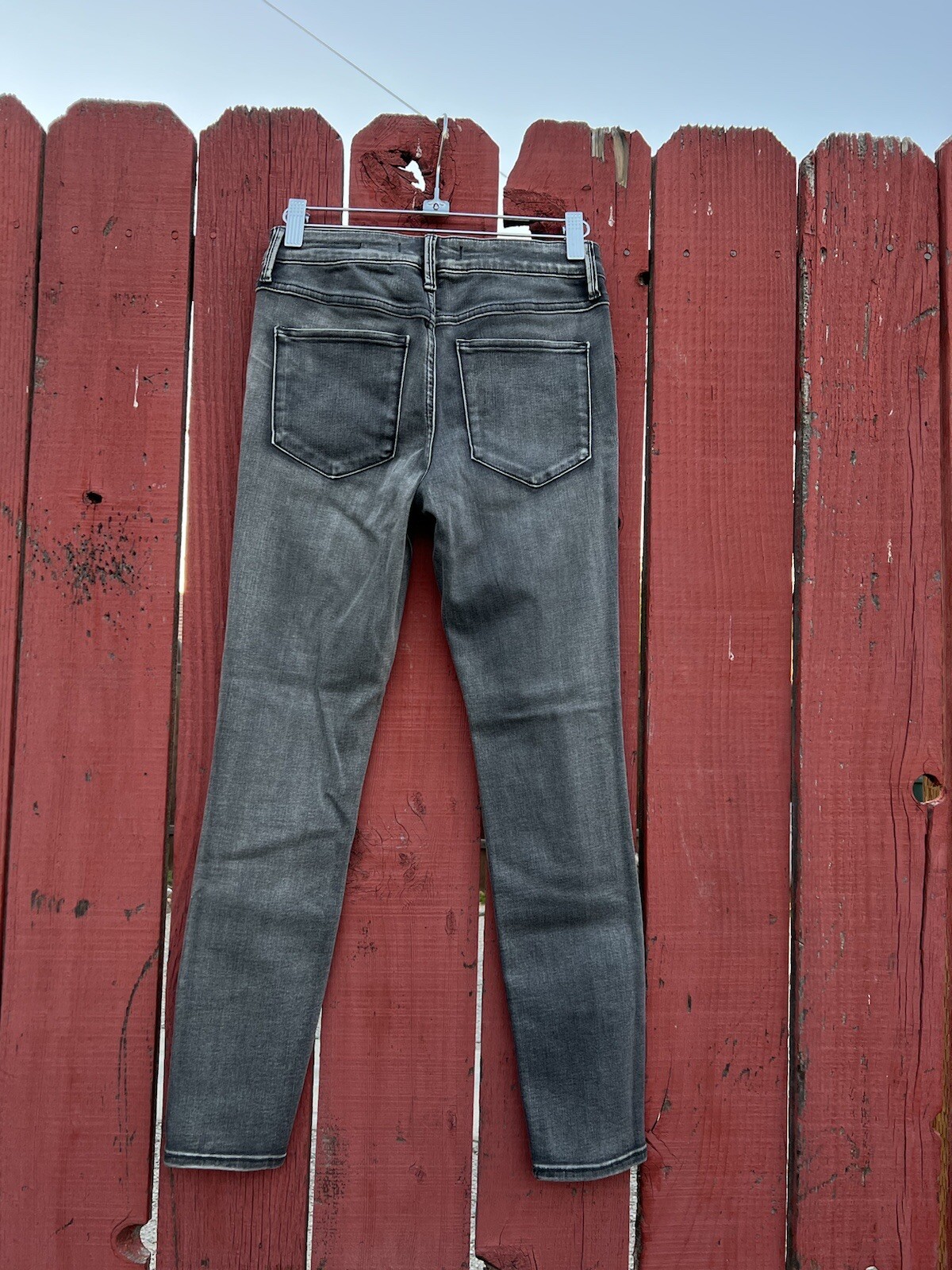 Abercrombie & Fitch Super Skinny Ankle Jeans Grey Denim 26 New Gray Vintage NWT