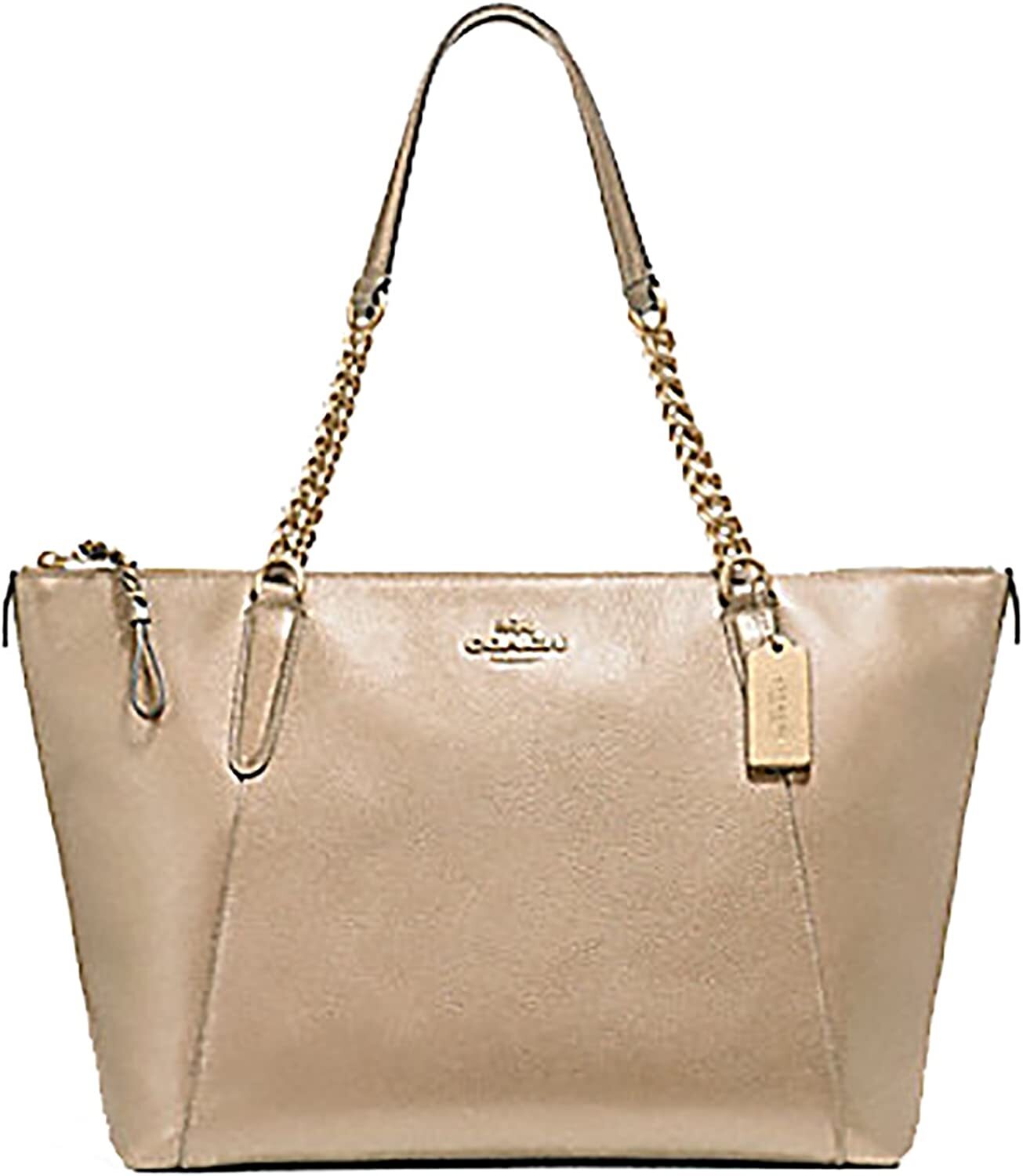COACH PEBBLED LEATHER AVA CHAIN TOTE STYLE F87775 WOMEN’S SALE!