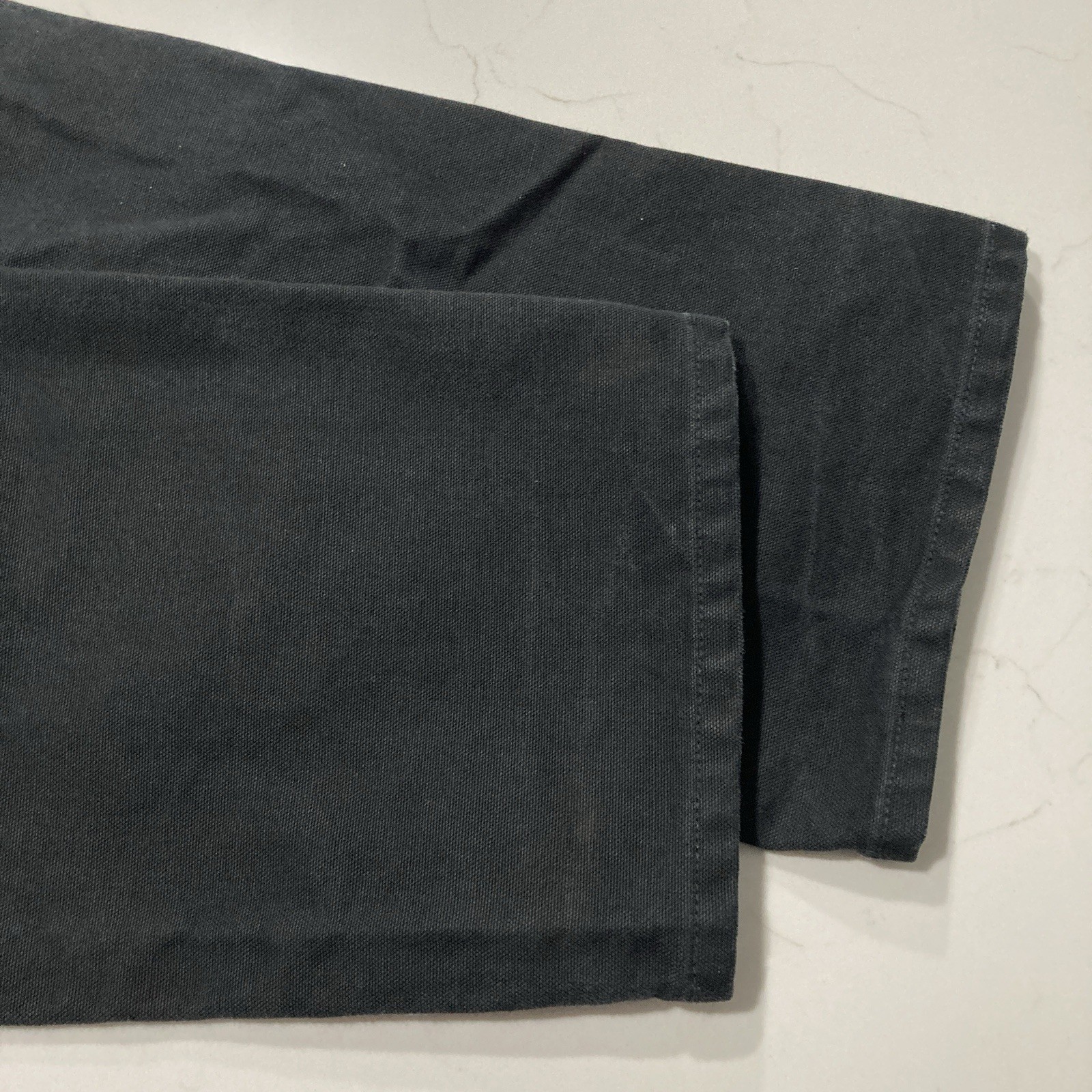 Carhartt B01 BLK Double Knee Work Pants Mens 34×32 (Fits 33×31) Distressed