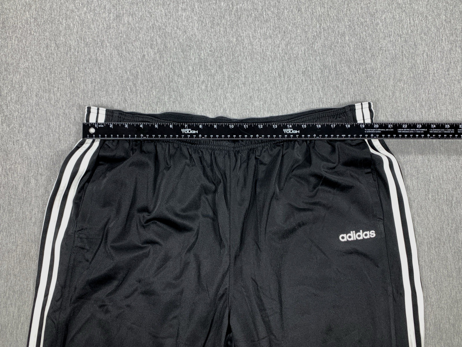 adidas Tricot Track Pants Black White Joggers Zipped Ankle CE9963 Men’s 3XL
