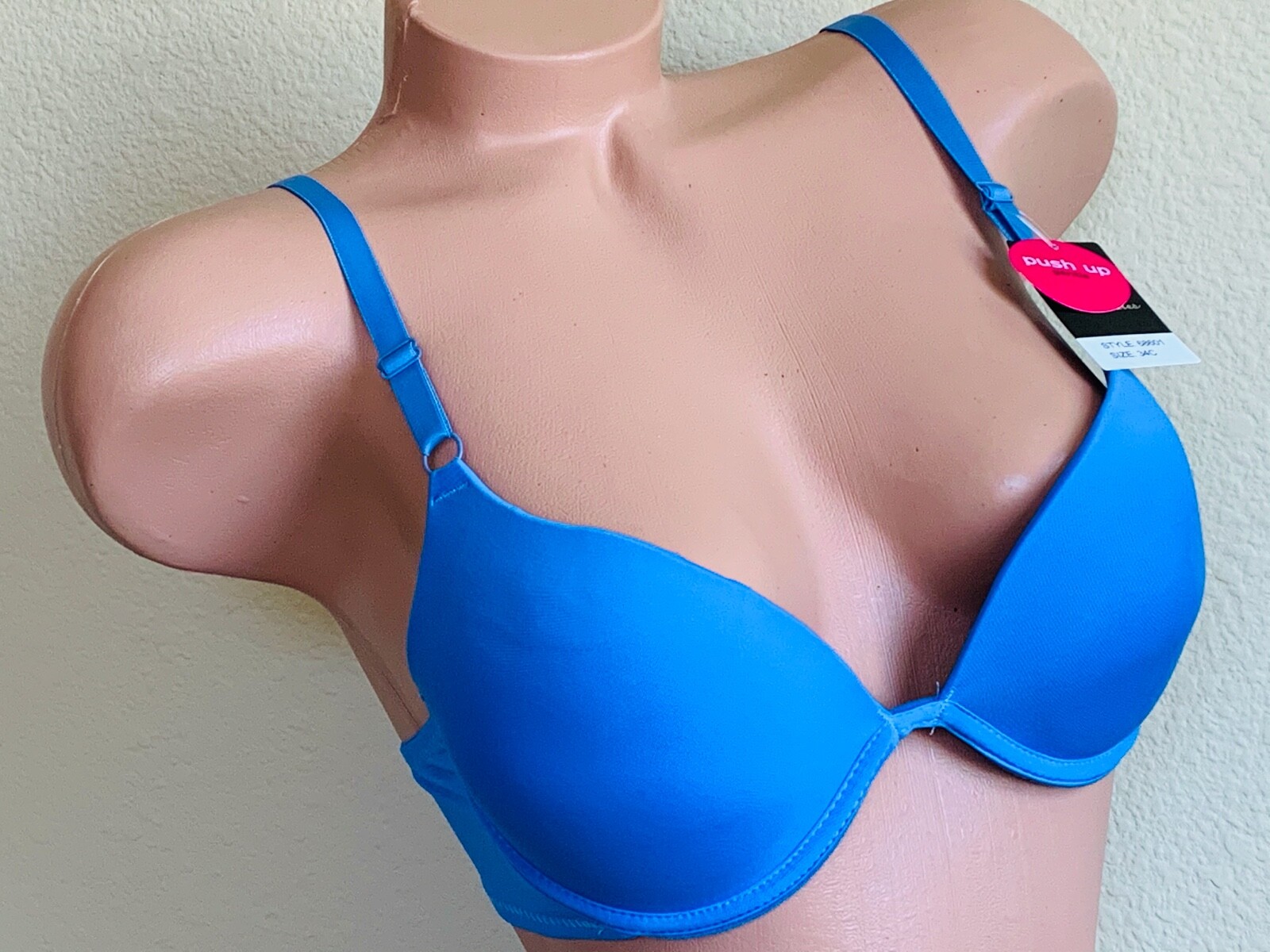3-6 Women’s Bra Push-ups Deep Cleavage V-Bra T-Shirt Smooth Bra Lot 8601 32B-40C
