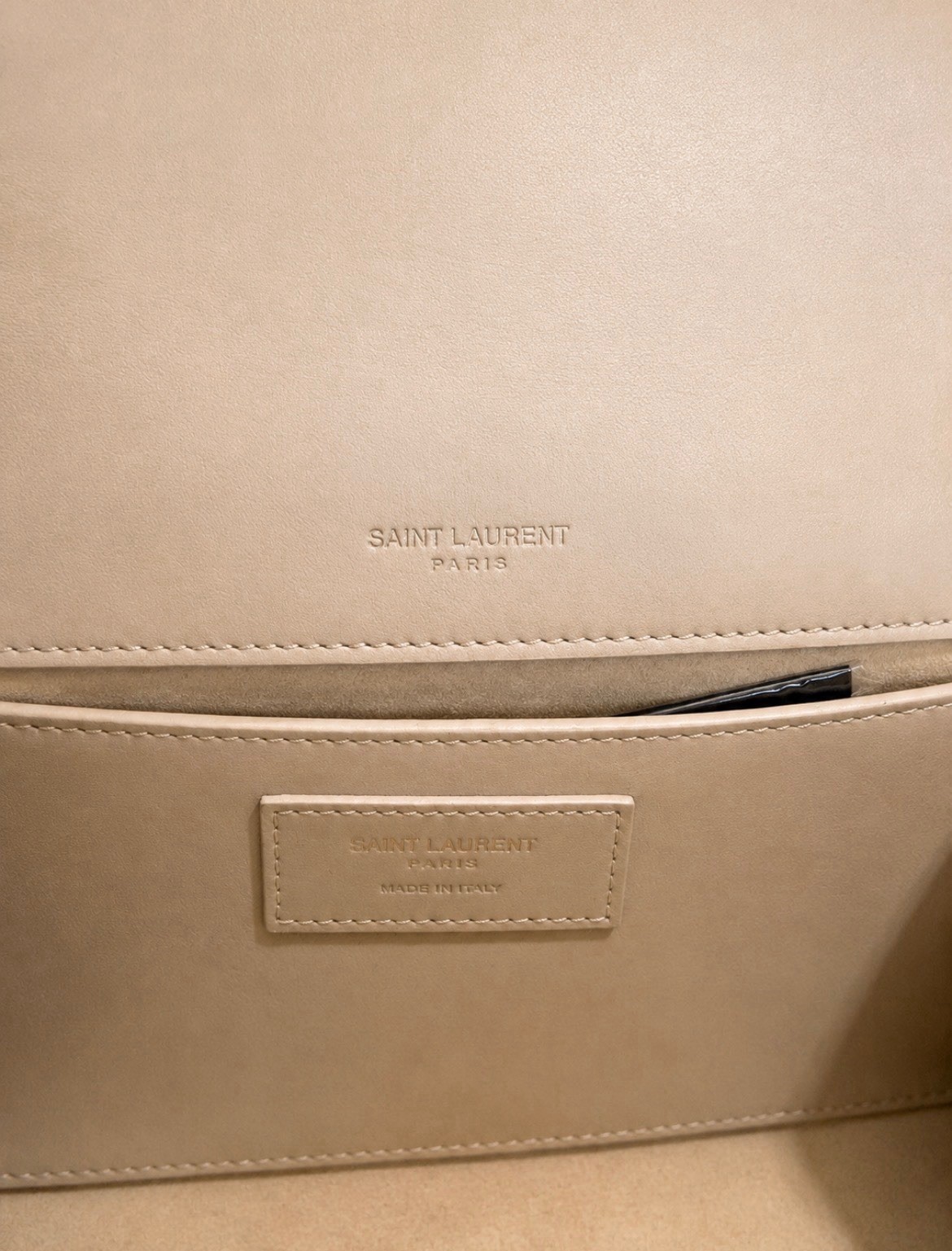 Authentic YSL – Saint Laurent Classic Monogram Crossbody Nude Leather
