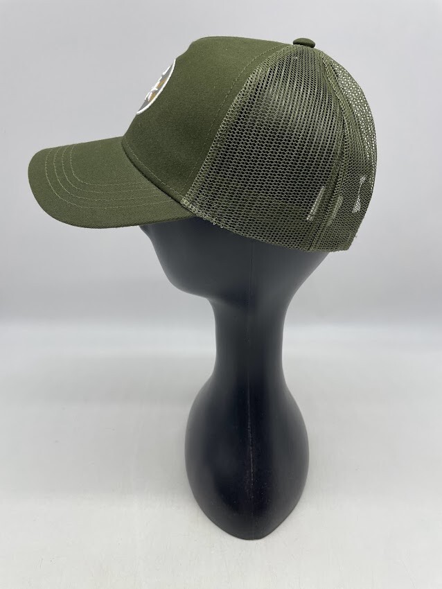 Giant Garments Green Trucker Hat Cap Mesh Back SnapBack One Size Fits All