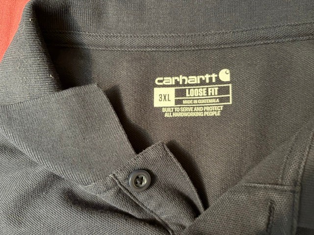 Carhartt * Two Men’s Polo Shirts * size 3XL – XXXL * Navy and Gray