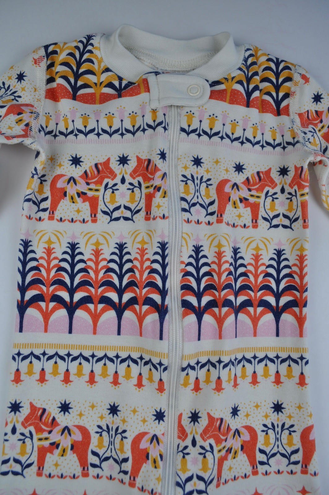 Hanna Andersson Pajamas One Piece Long Sleeve Size 18-24 Months/80cm Dahl