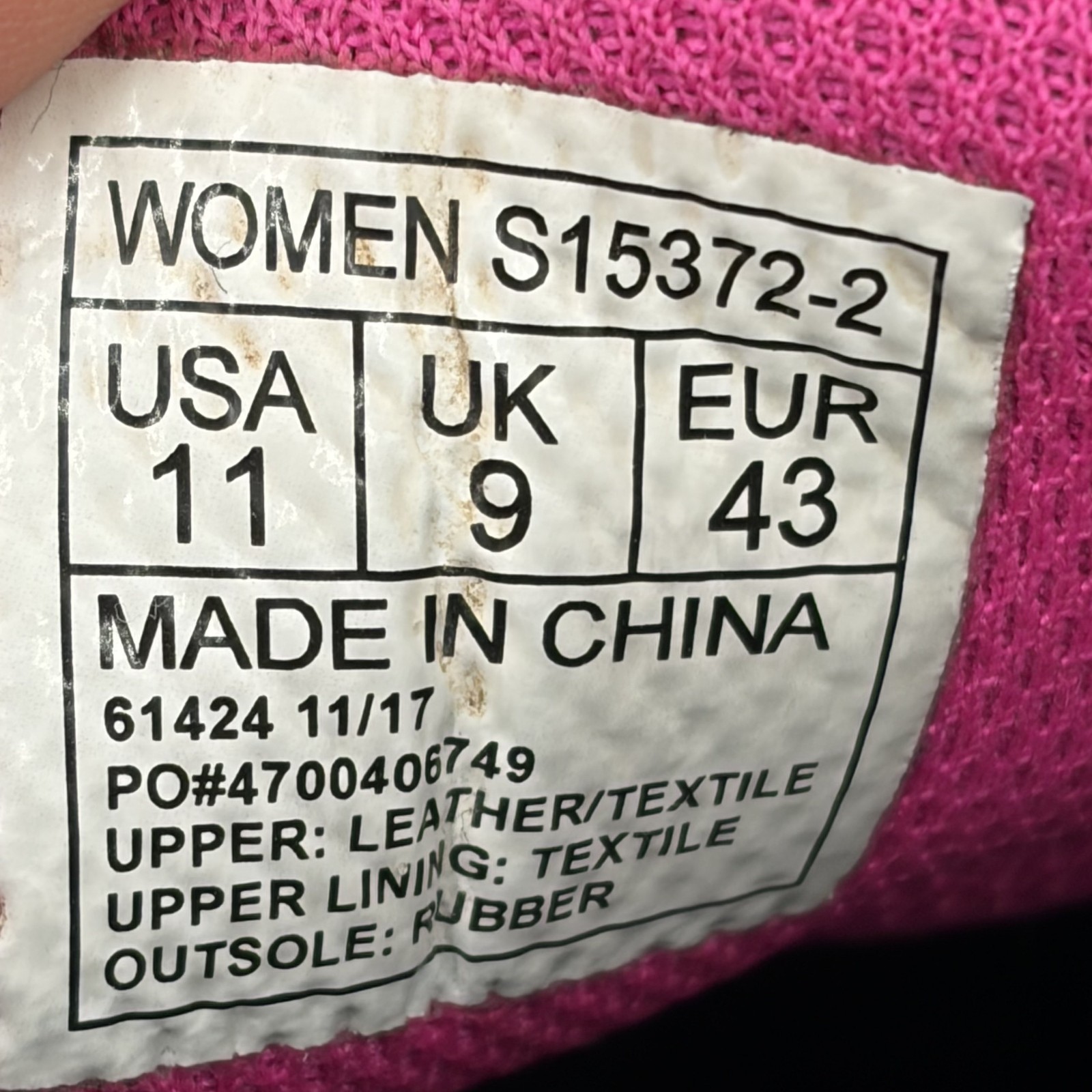 Size 11 – Saucony Grid Eclipse TR 3 Black/ Pink Women’s Running Sneakers