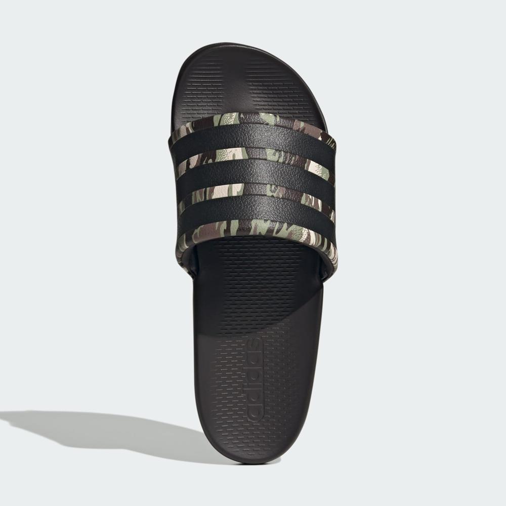 Adidas Adilette Comfort 2.0 Cloudfoam Slides Camo Black Aurora Coffee KI0801