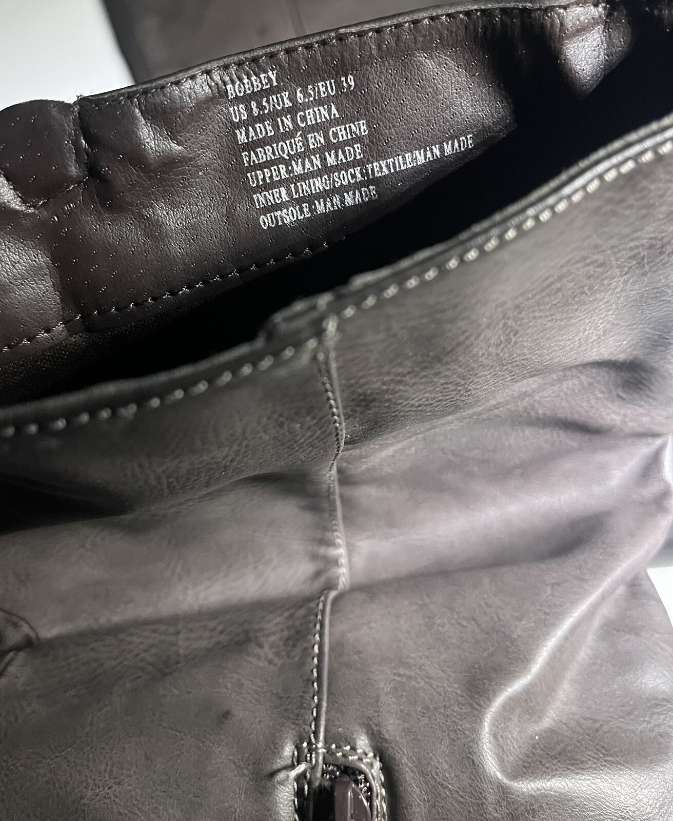 Man Made Material Boots