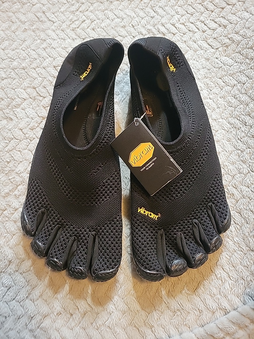 Vibram Fivefingers EL-X Knit Black Men’s Size 12.5-13 (23M8601)