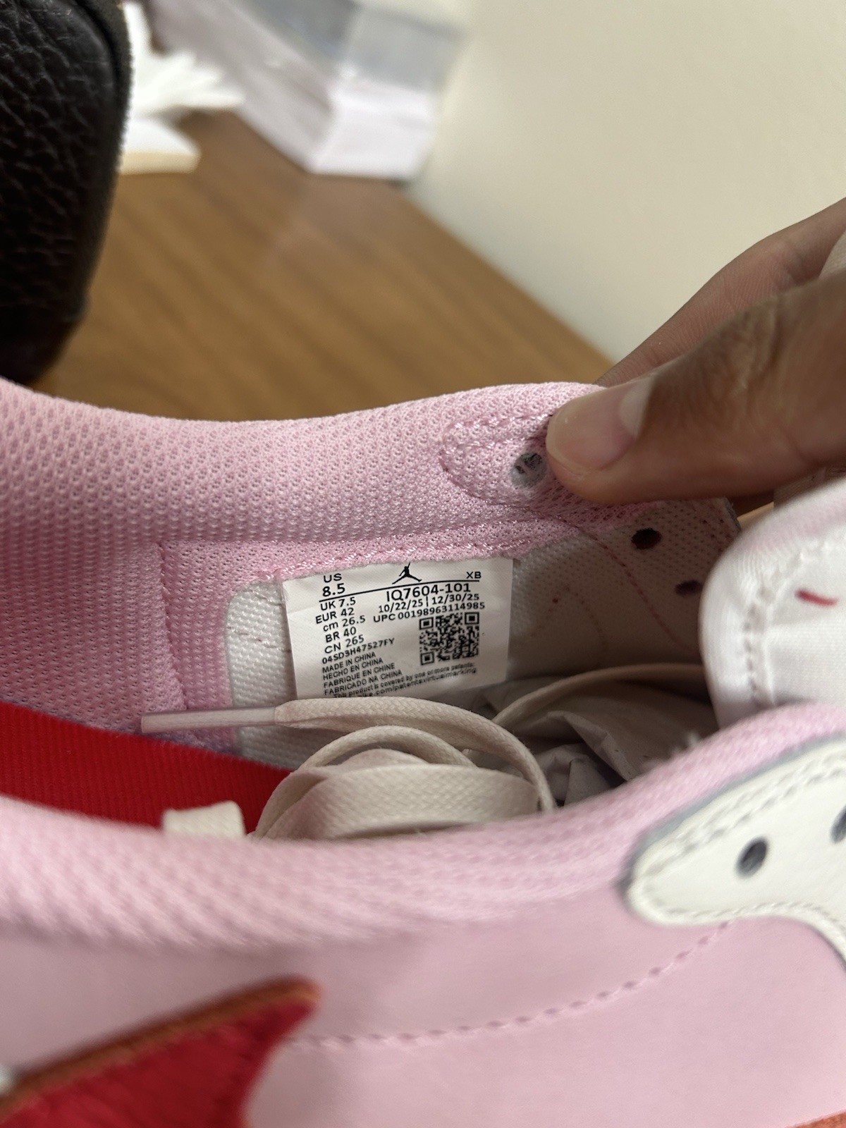 Brand new Jordan 1 Travis Scott Low Tropical Pink